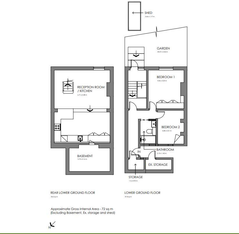Robertson Road, Brighton floorplan