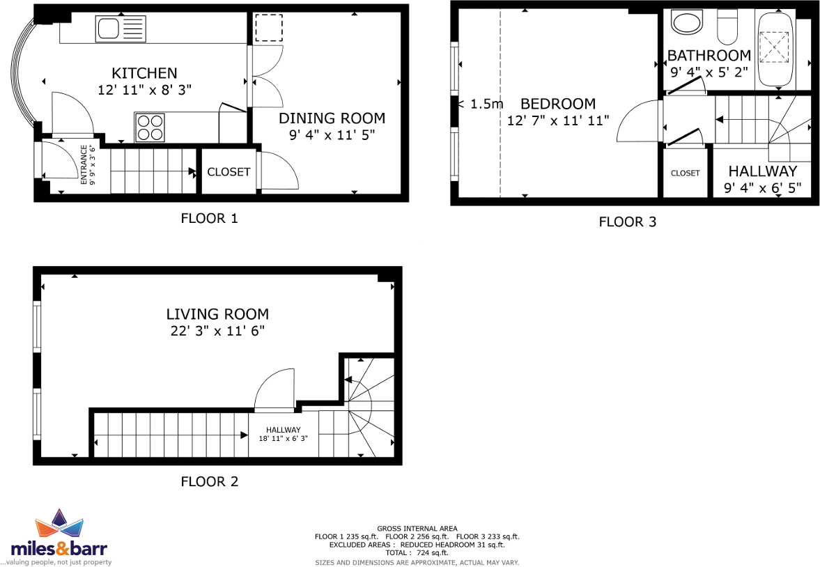 Vicarage Place, Margate, Kent, CT9 floorplan