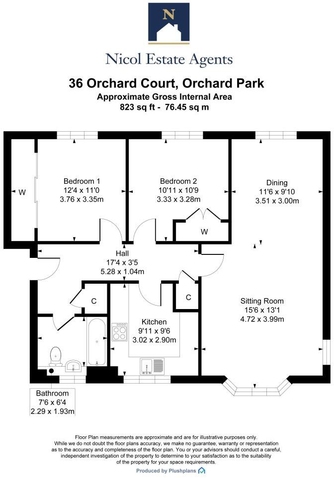Orchard Court, Orchard Park Avenue, Thornliebank floorplan