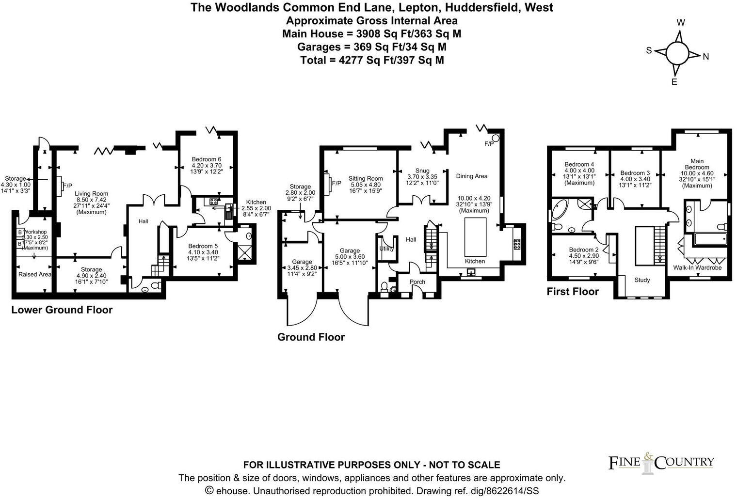 Common End Lane, Lepton, HD8 floorplan