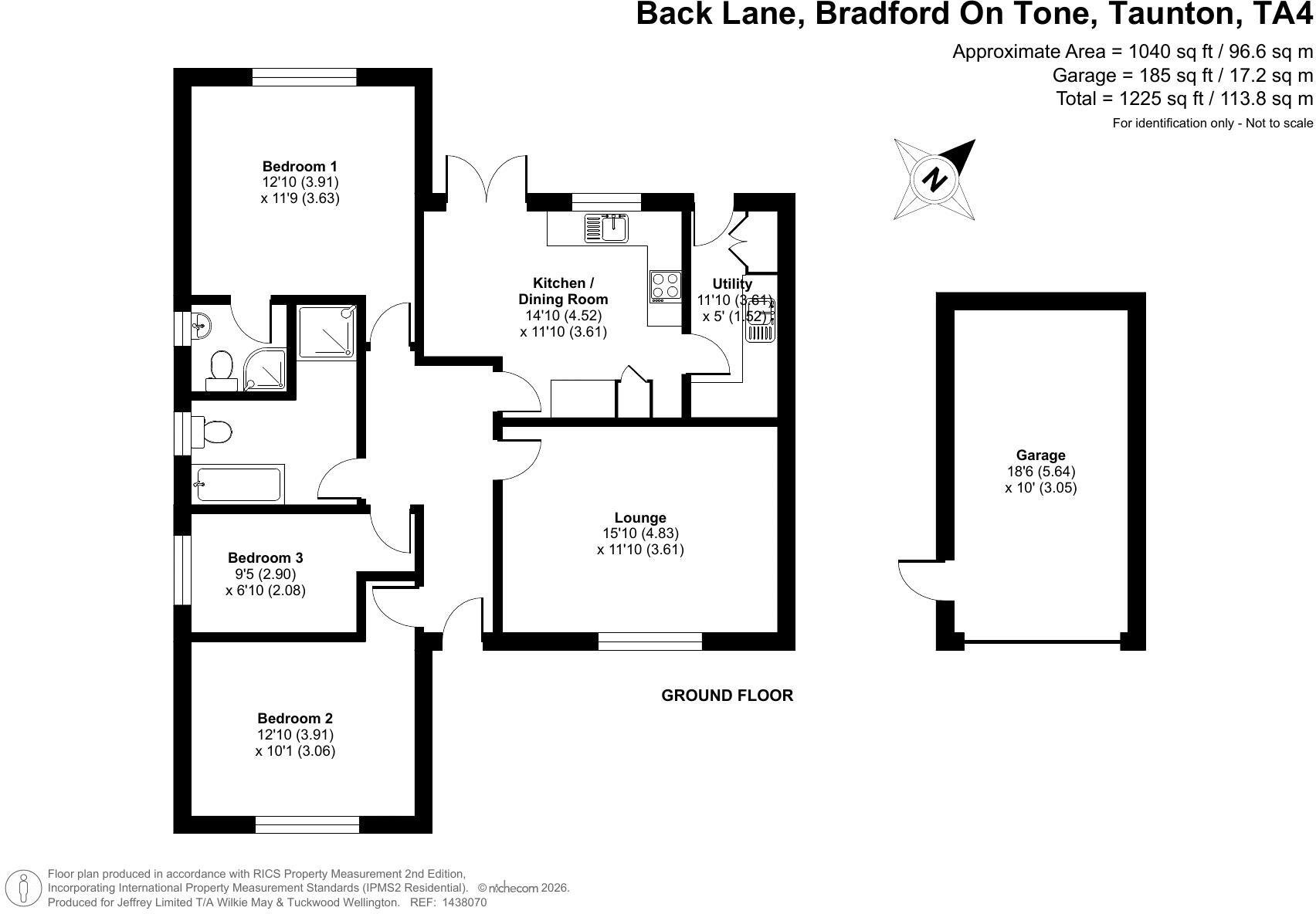 Back Lane, Bradford on Tone floorplan
