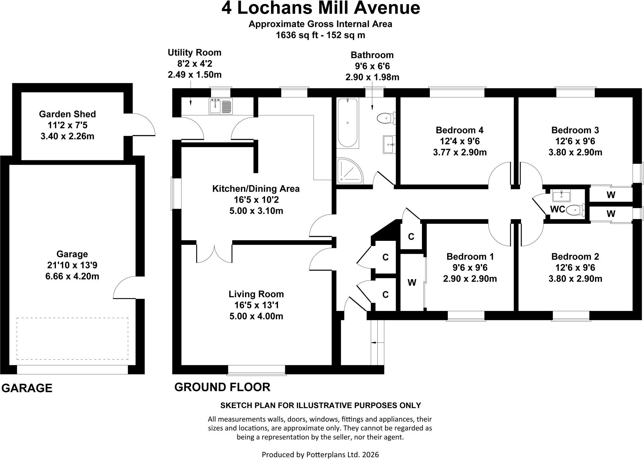 4 Lochans Mill Avenue, Stranraer, Dumfries and Galloway, DG9 floorplan
