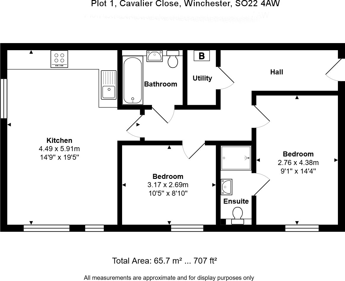 Cavalier Close, Winchester floorplan