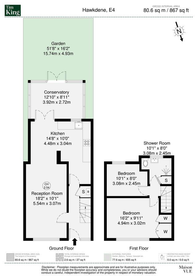 Hawkdene, Chingford, E4 floorplan