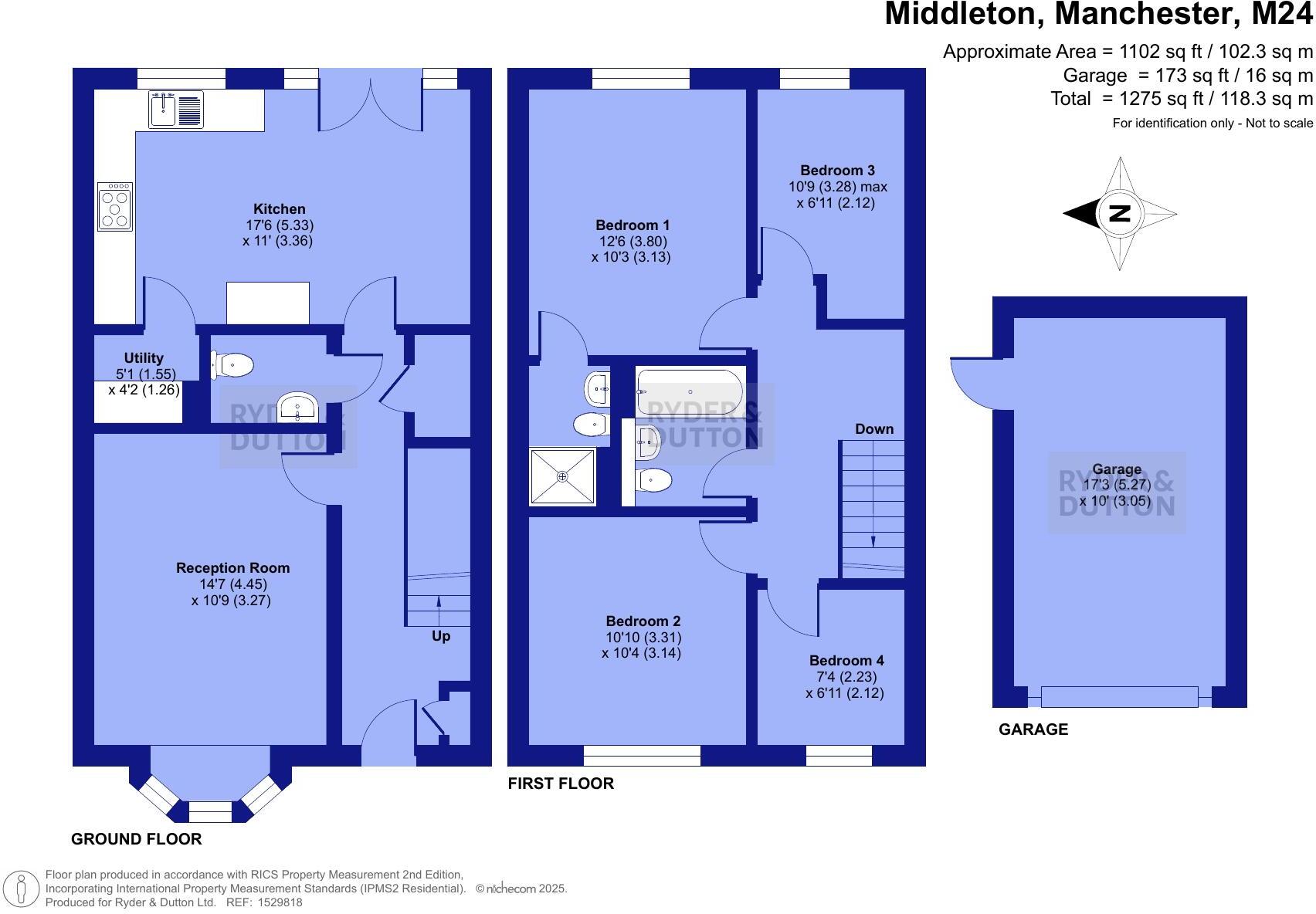 Watt Drive, East Hollinsfield, Middleton, Manchester, M24 floorplan