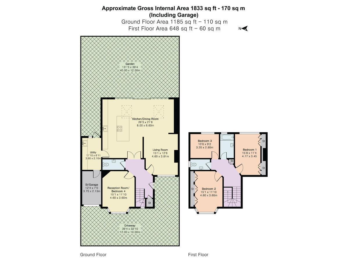 Brancaster Lane, Purley, CR8 floorplan