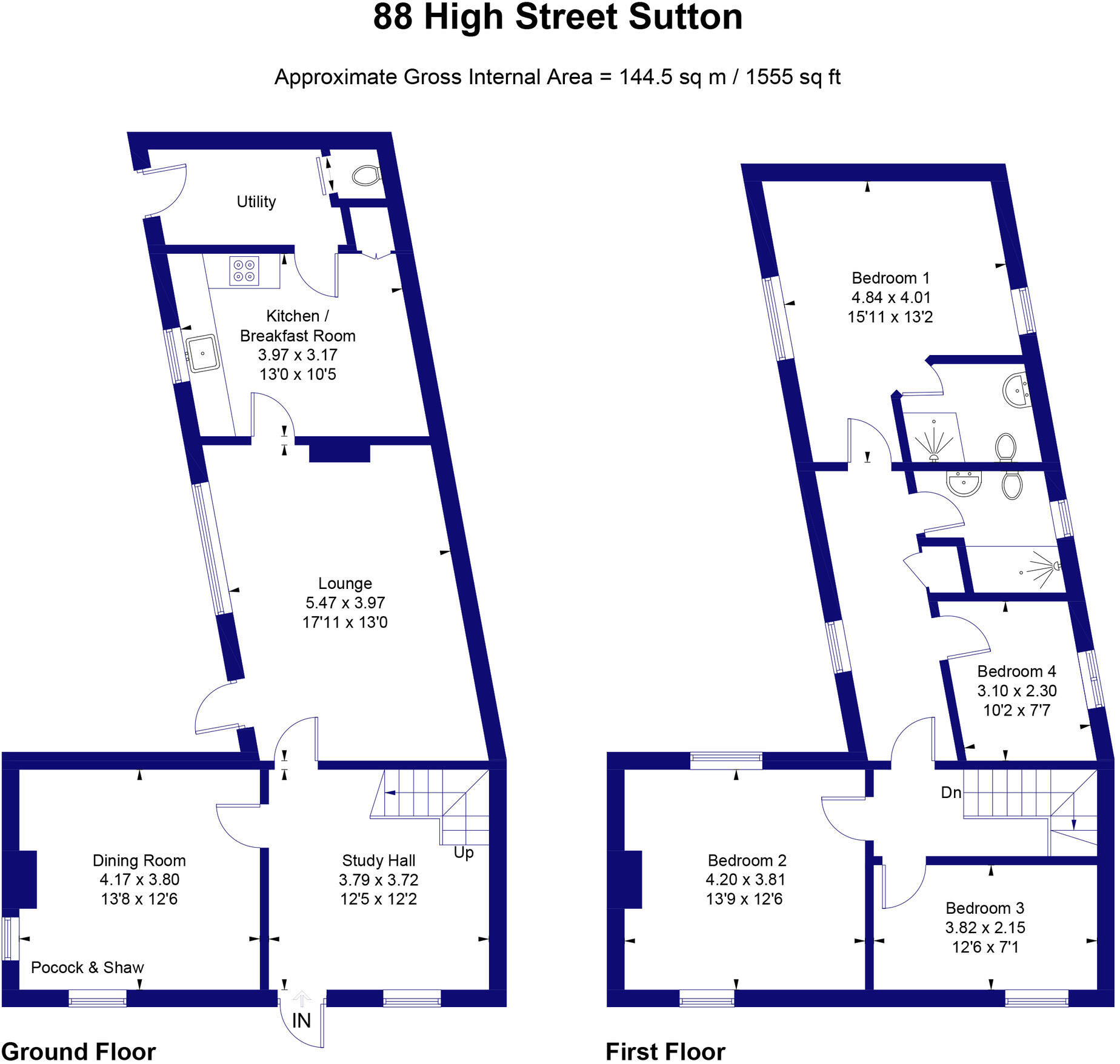 High Street, Sutton, Ely, Cambridgeshire floorplan