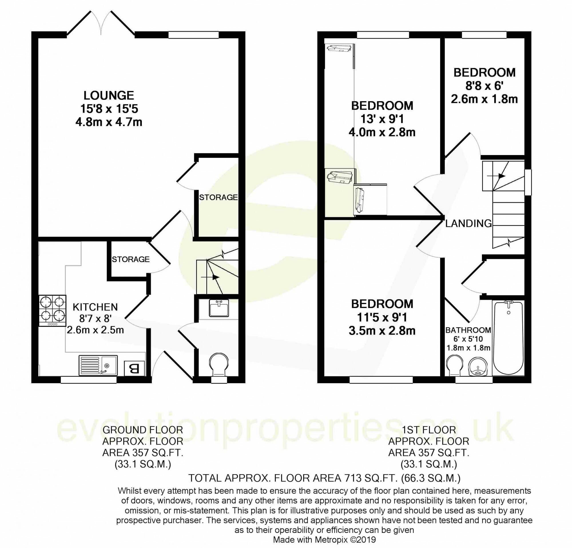 Hill Rise, Orchard Heights, Ashford, Kent, TN25 floorplan