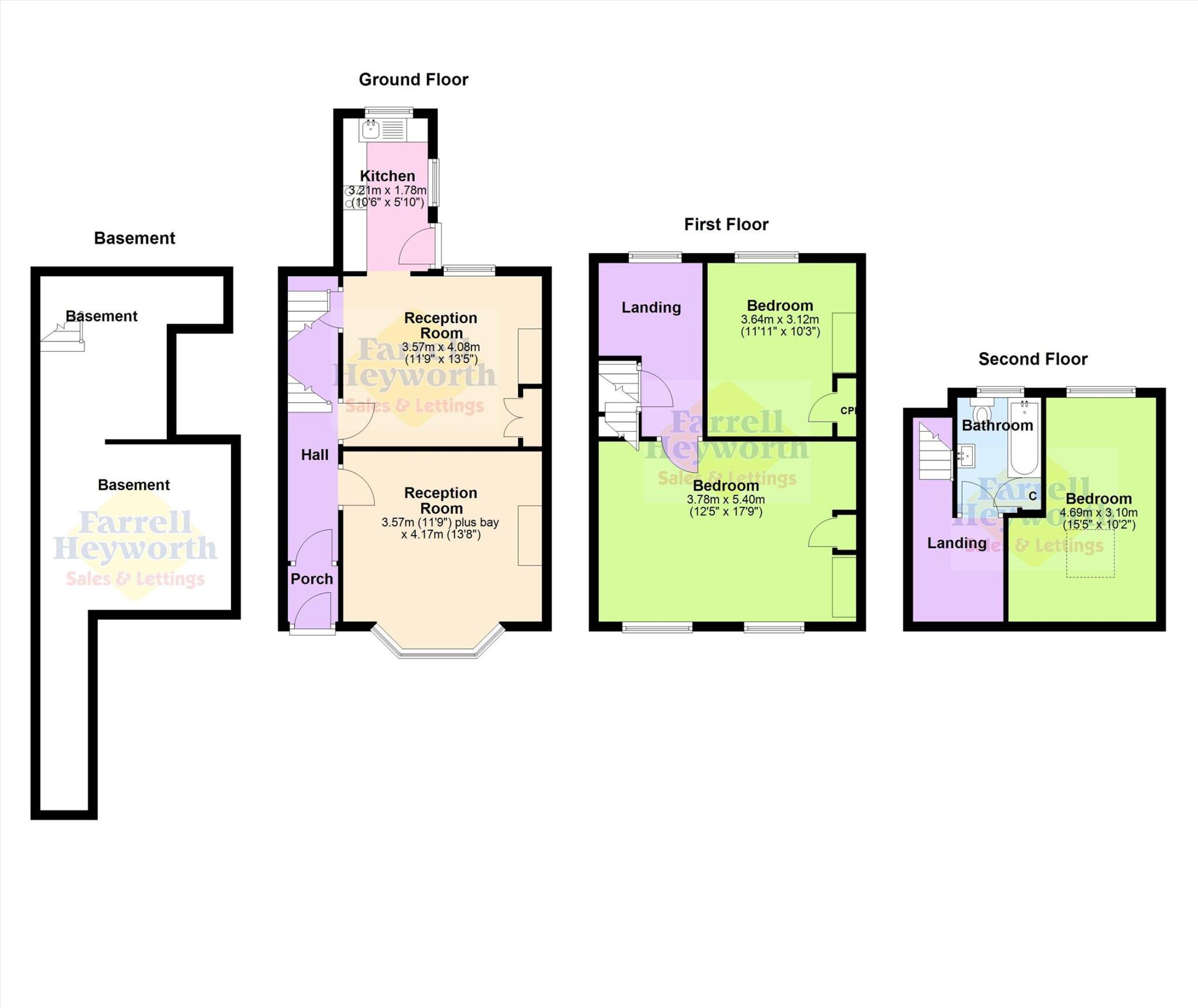 65 South Road, Lancaster, Lancashire LA1 4XJ floorplan