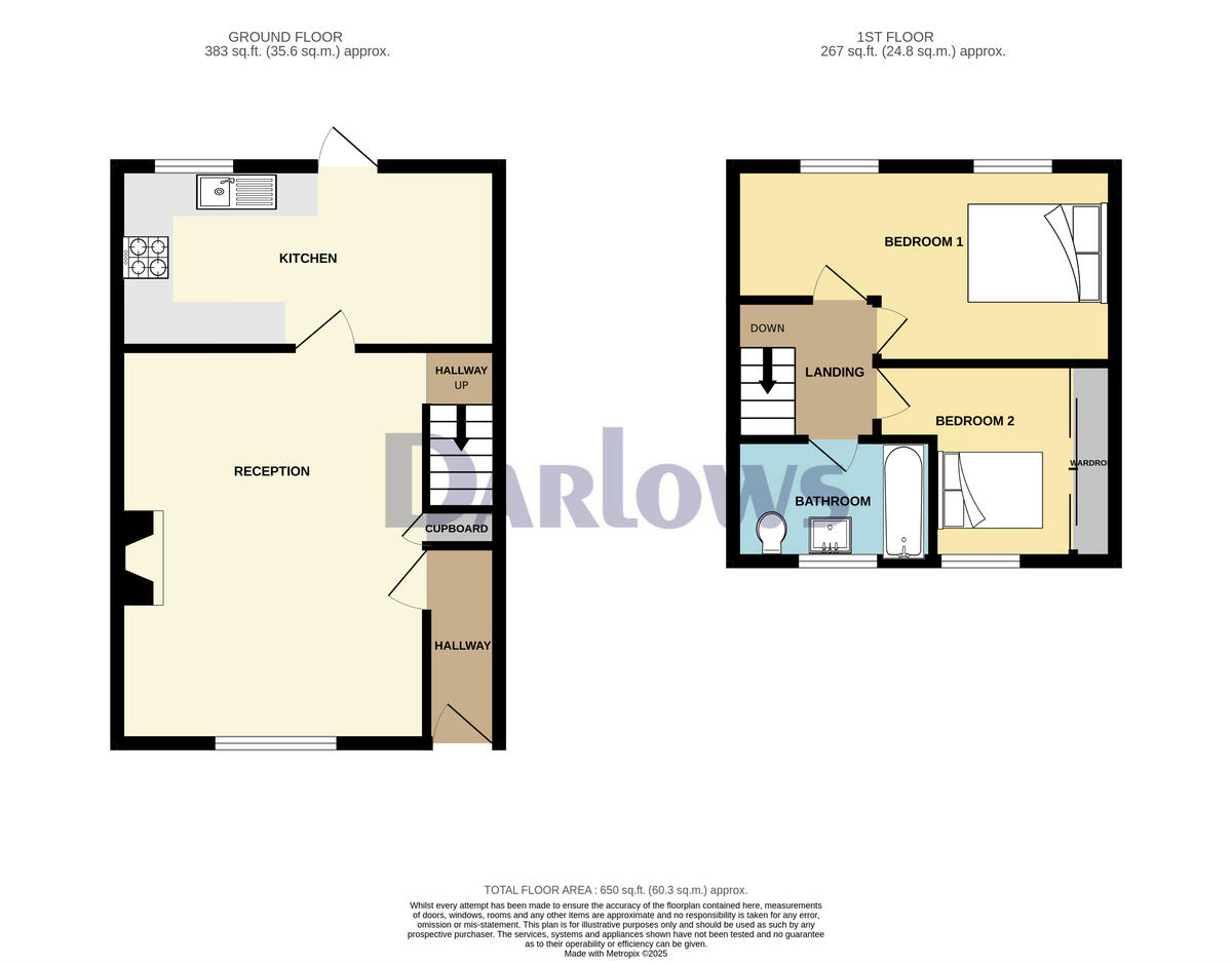 High street, Clydach Vale, Tonypandy CF40 floorplan