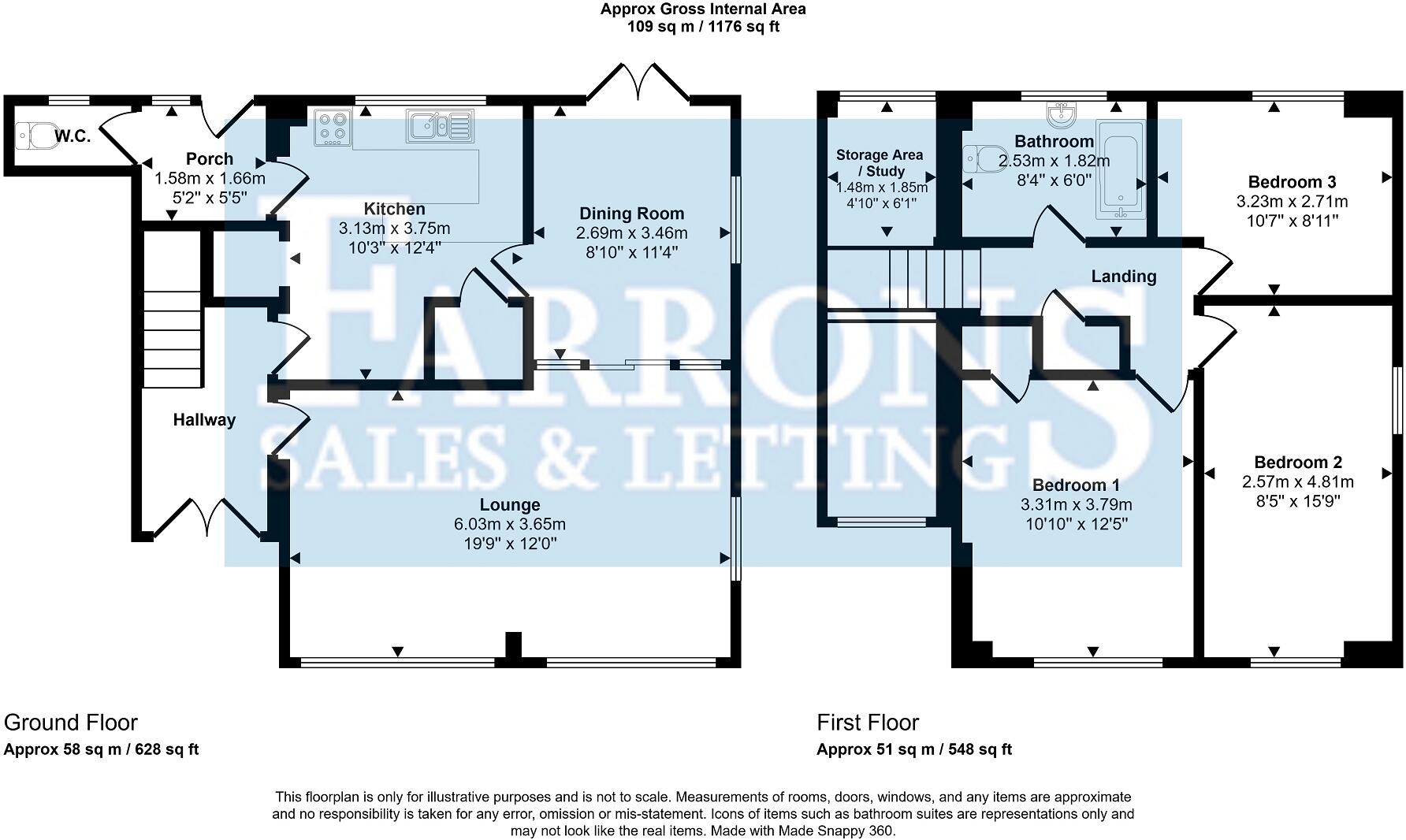Belmont Road, Winscombe, North Somerset. BS25 1LG floorplan
