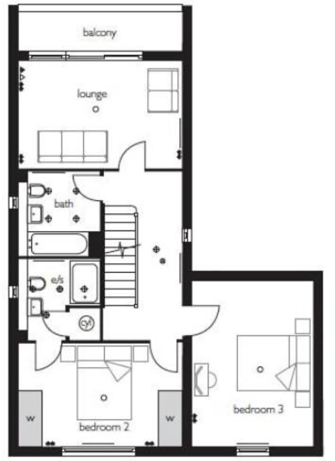 Cheviot Way, St. Mary Park, Morpeth floorplan