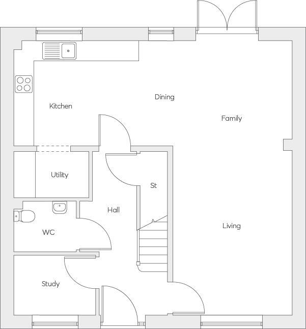 Farnsworth Drive, 
Clay Cross, 
S45 9FN floorplan