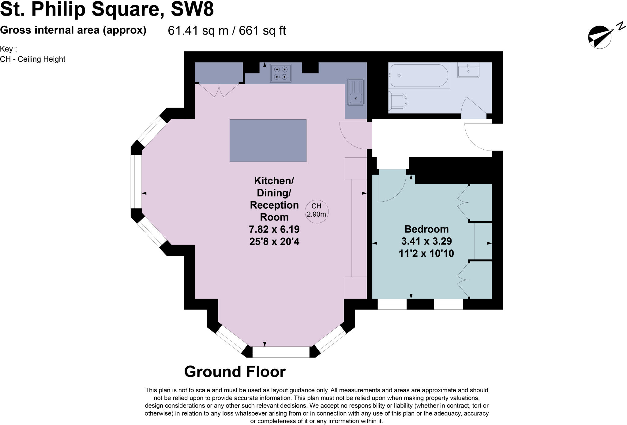 St. Philip Square, London, SW8 floorplan