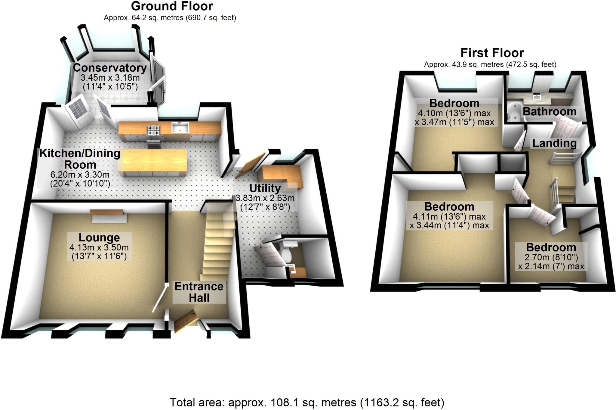 Childers Close, Shotley Gate, Ipswich, Suffolk, IP9 floorplan