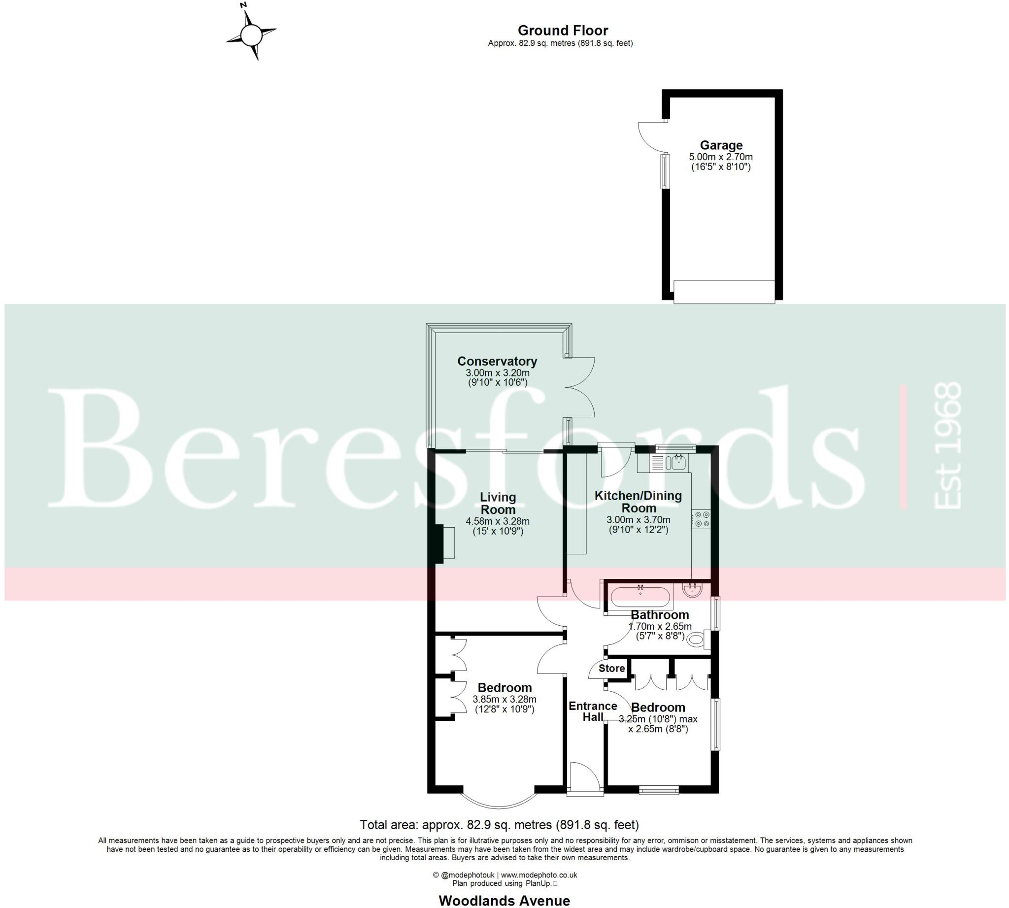 Woodland Avenue, Hutton, CM13 floorplan