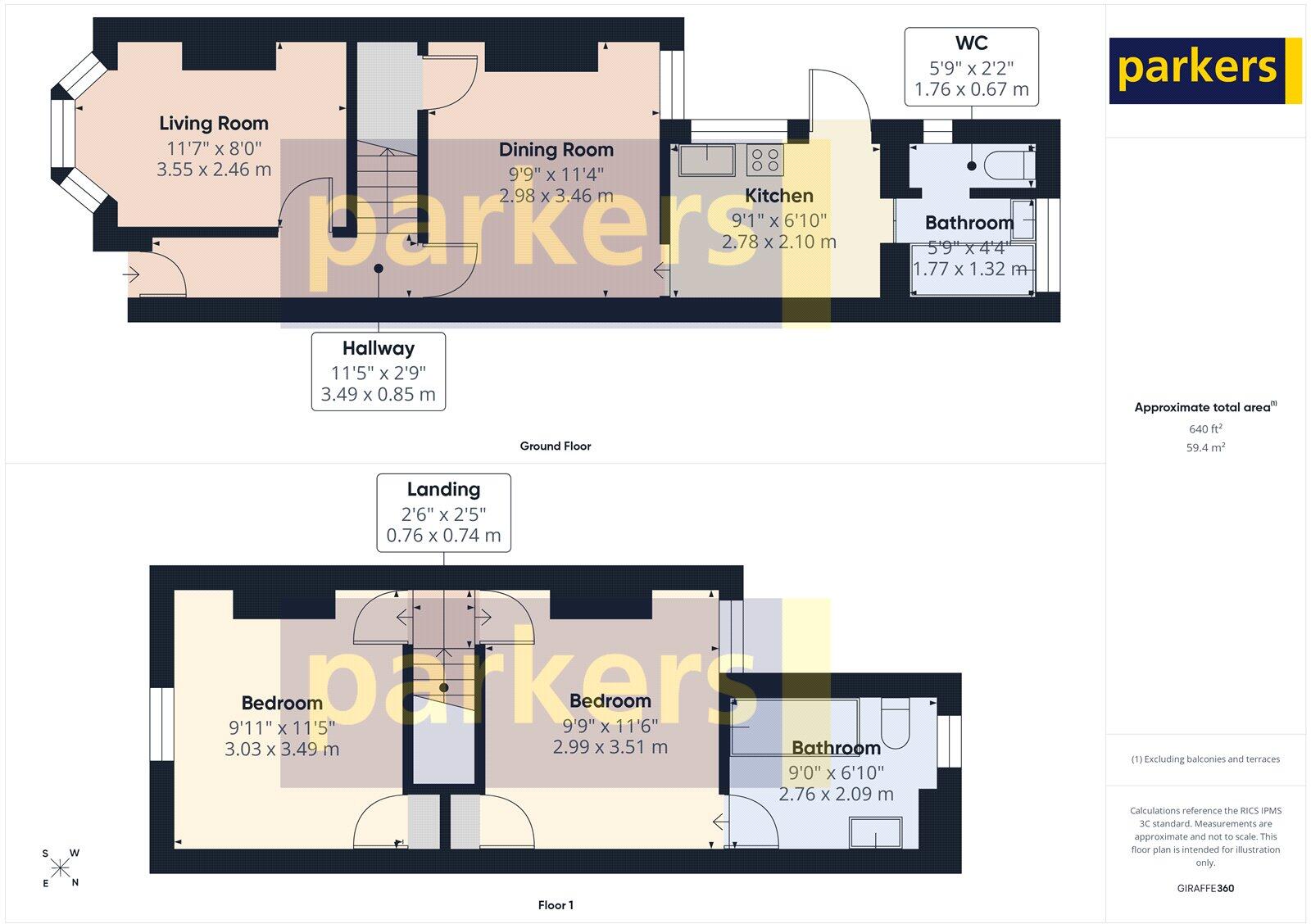 Lennox Road, Reading, Berkshire, RG6 floorplan