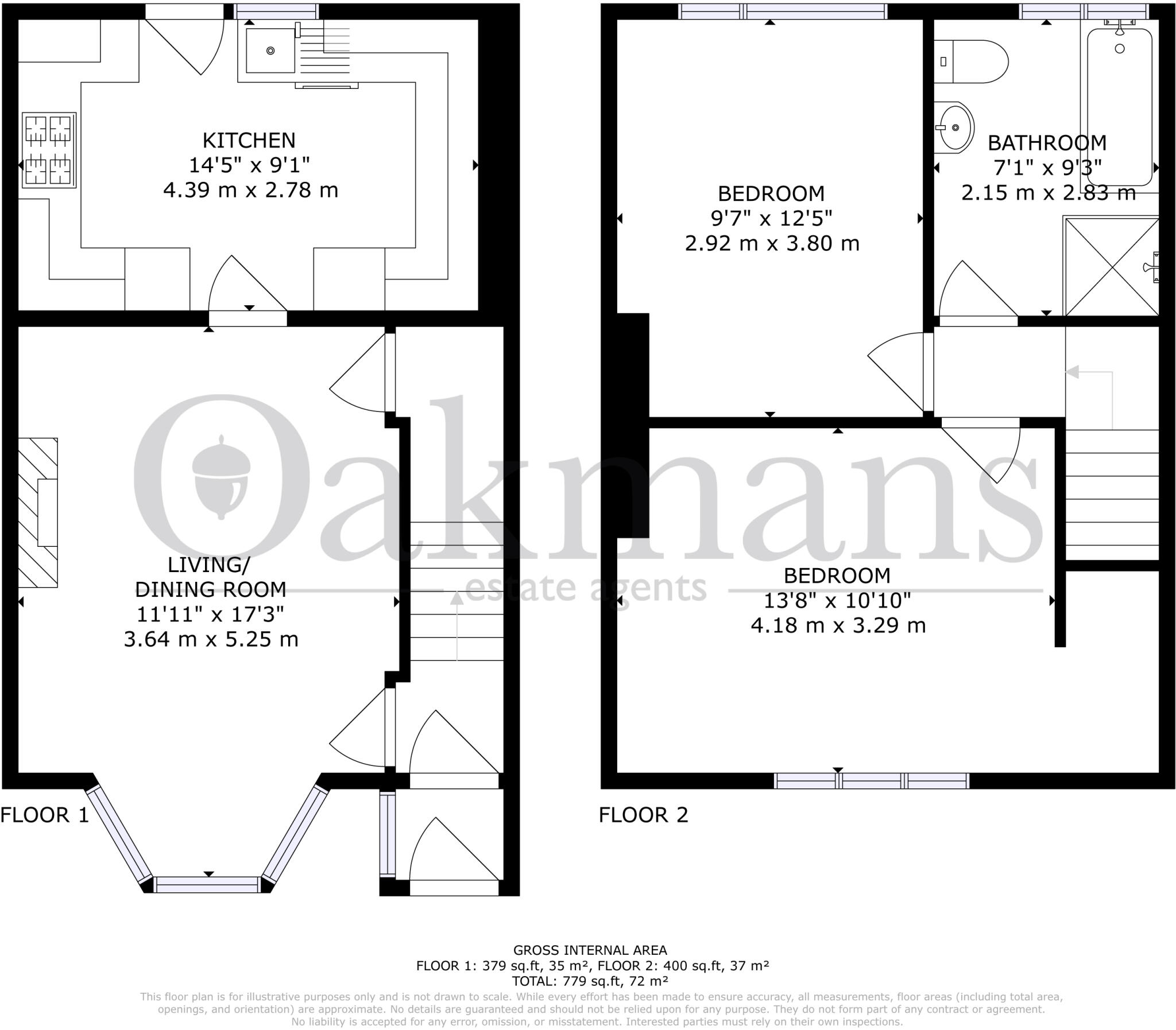Greenoak Crescent, Birmingham, B30 floorplan
