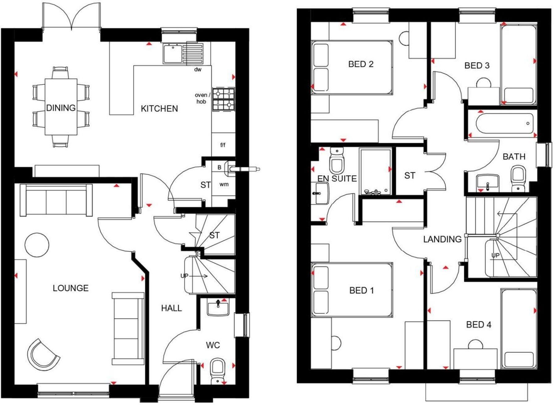 Collerick Close, Alsager, ST7 floorplan