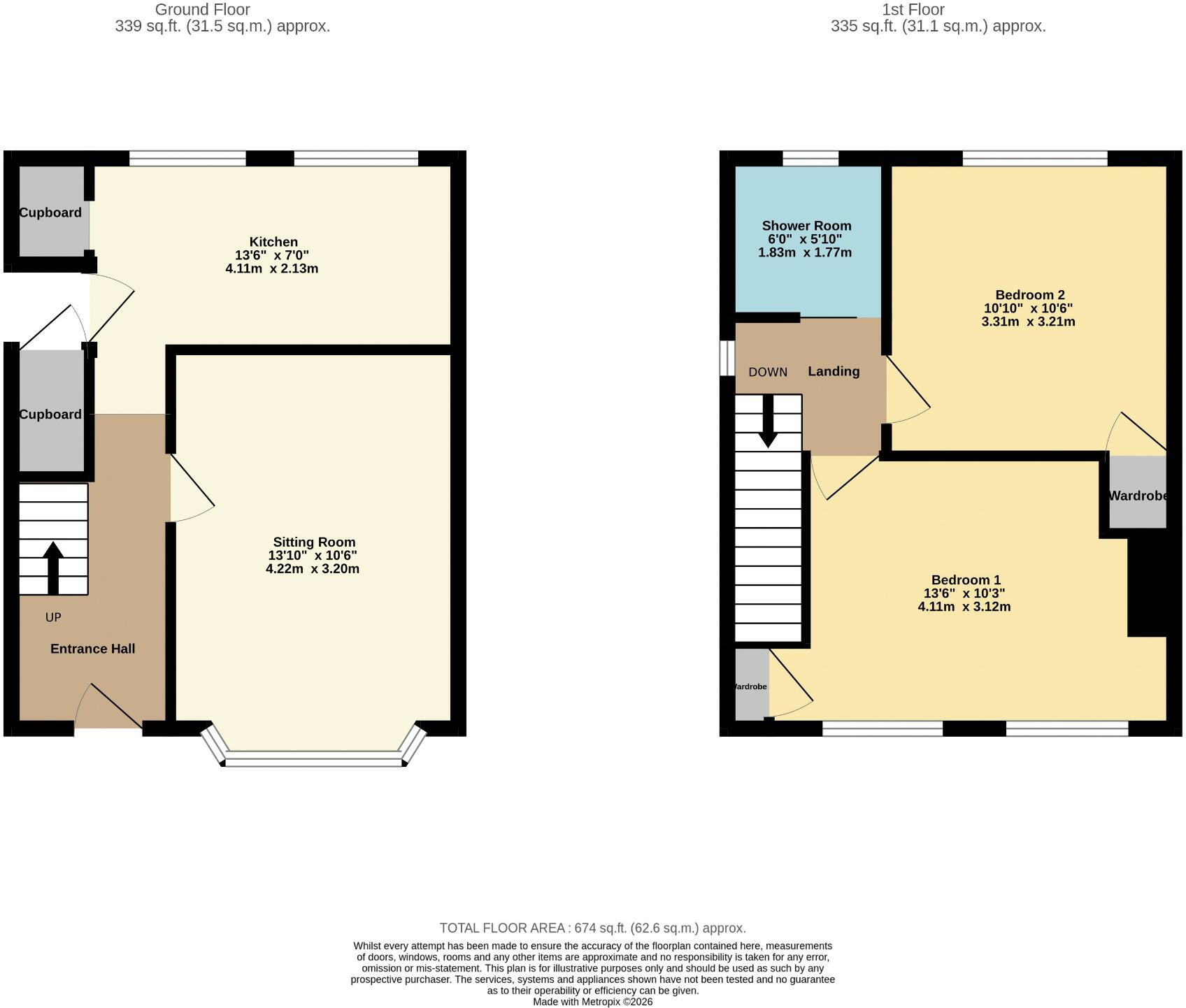 Fair Oak Drive, Havant floorplan