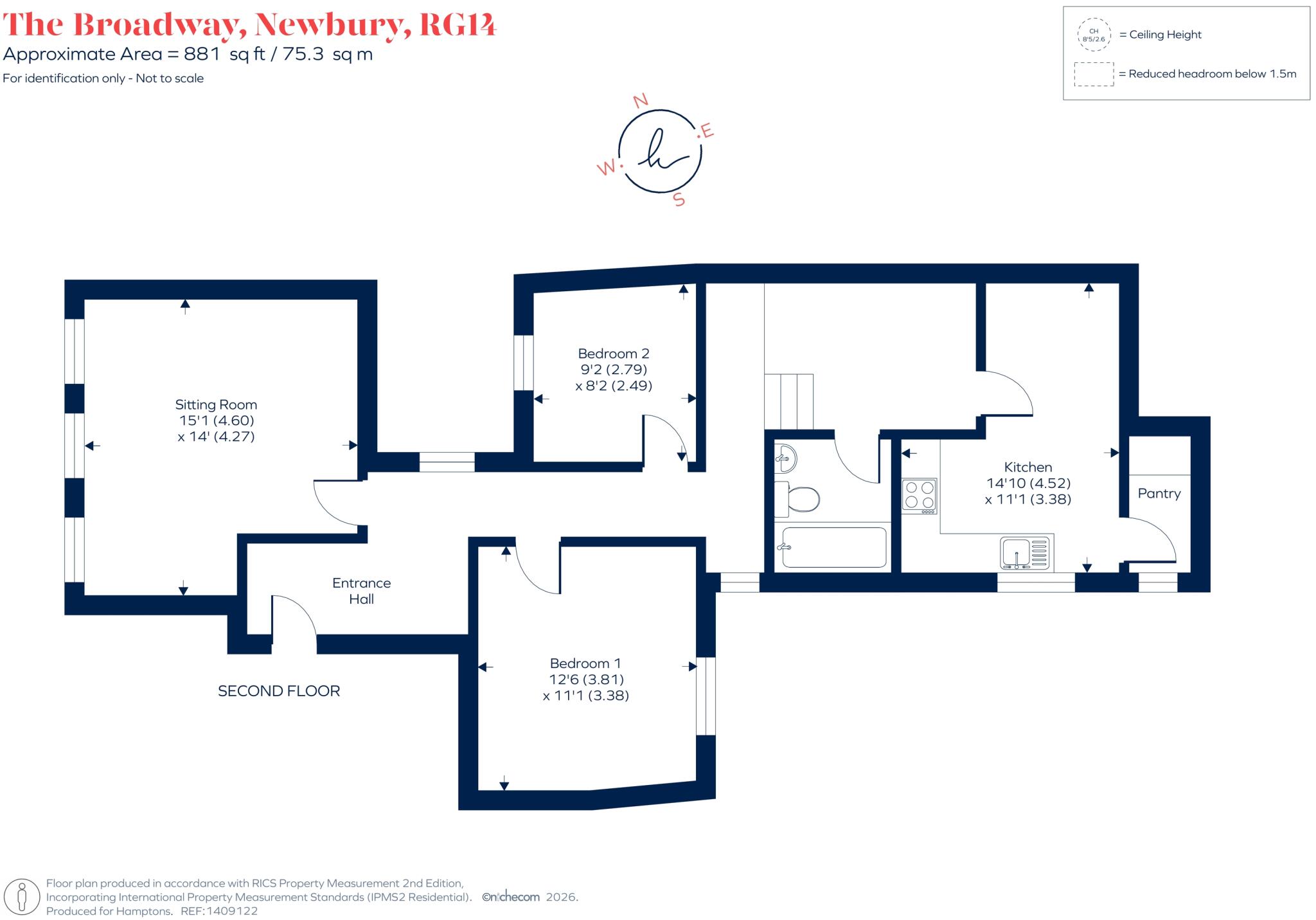 The Broadway Newbury RG14 floorplan
