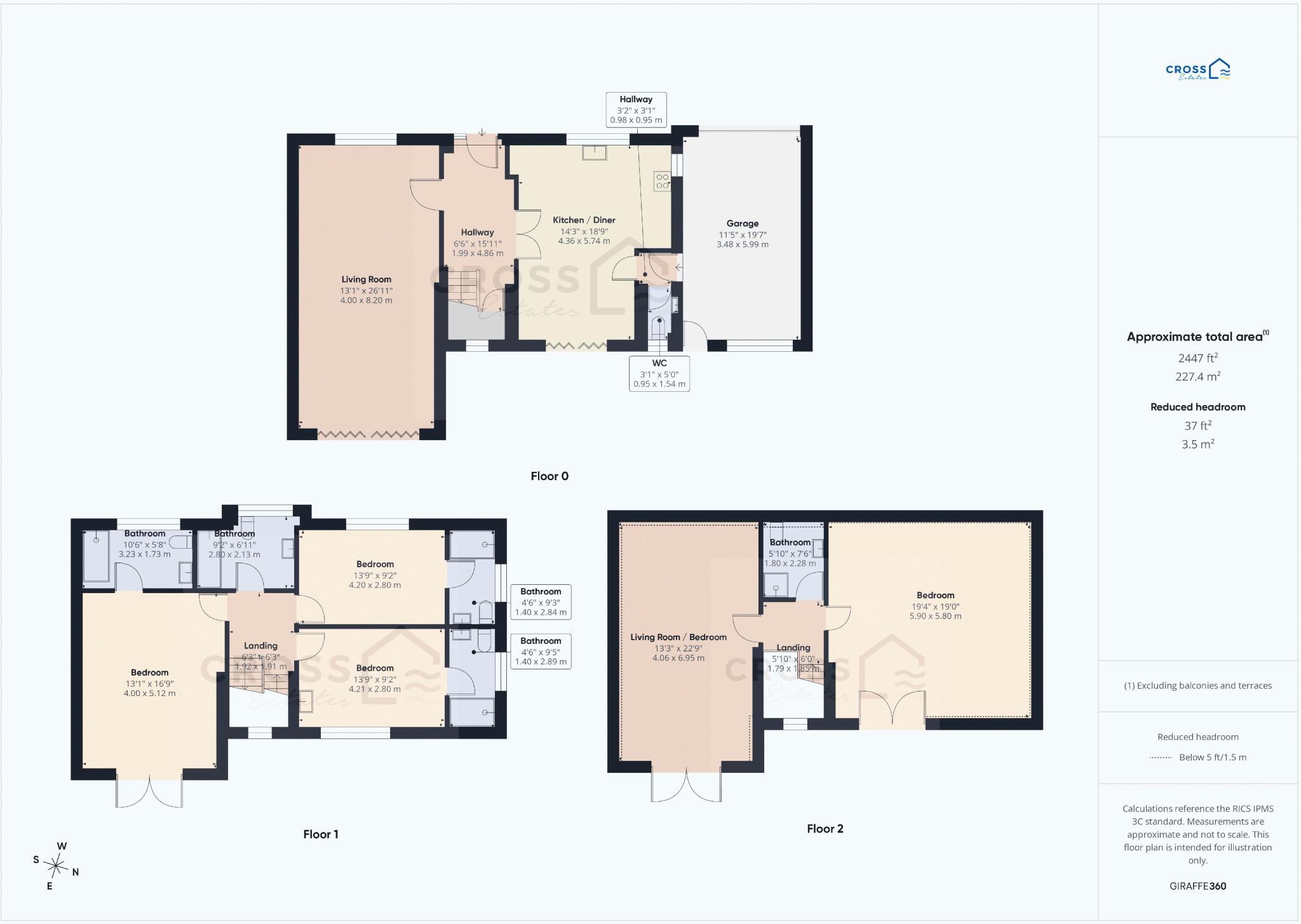 St Ives Road, Carbis Bay, Cornwall  floorplan