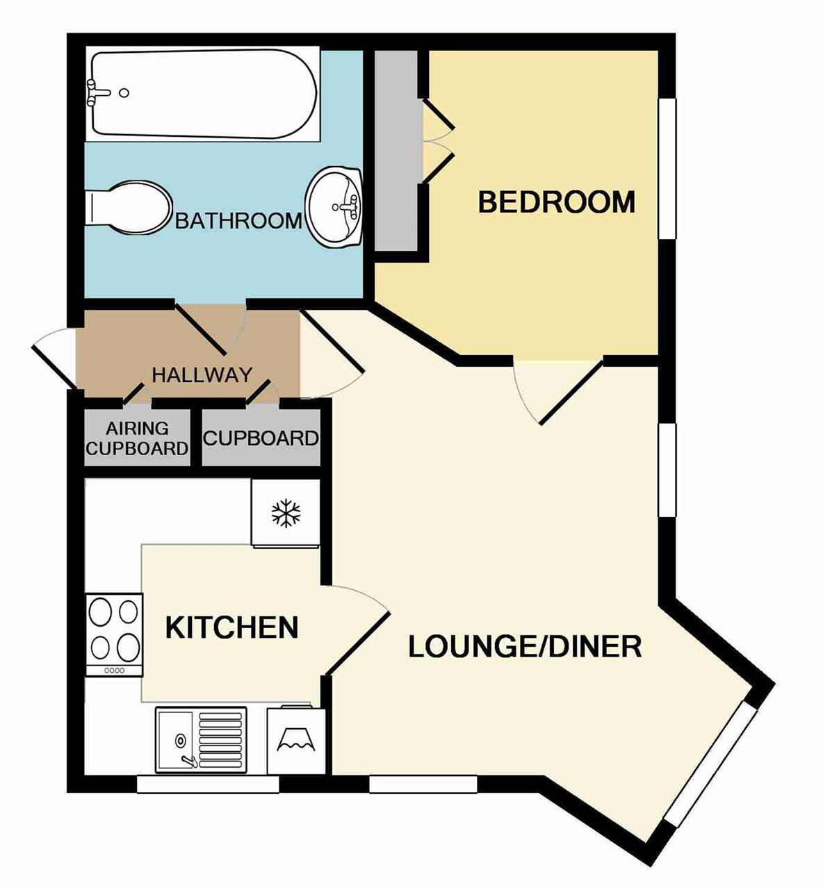 Regents Court, 32 St Edmunds Road, Southampton floorplan