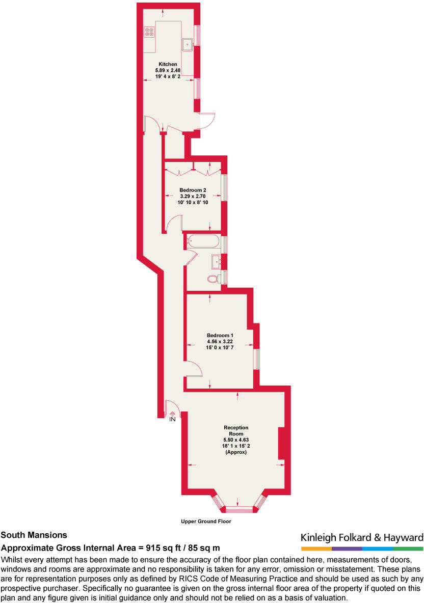 South Mansions, Gondar Gardens, West Hampstead, London, NW6 floorplan