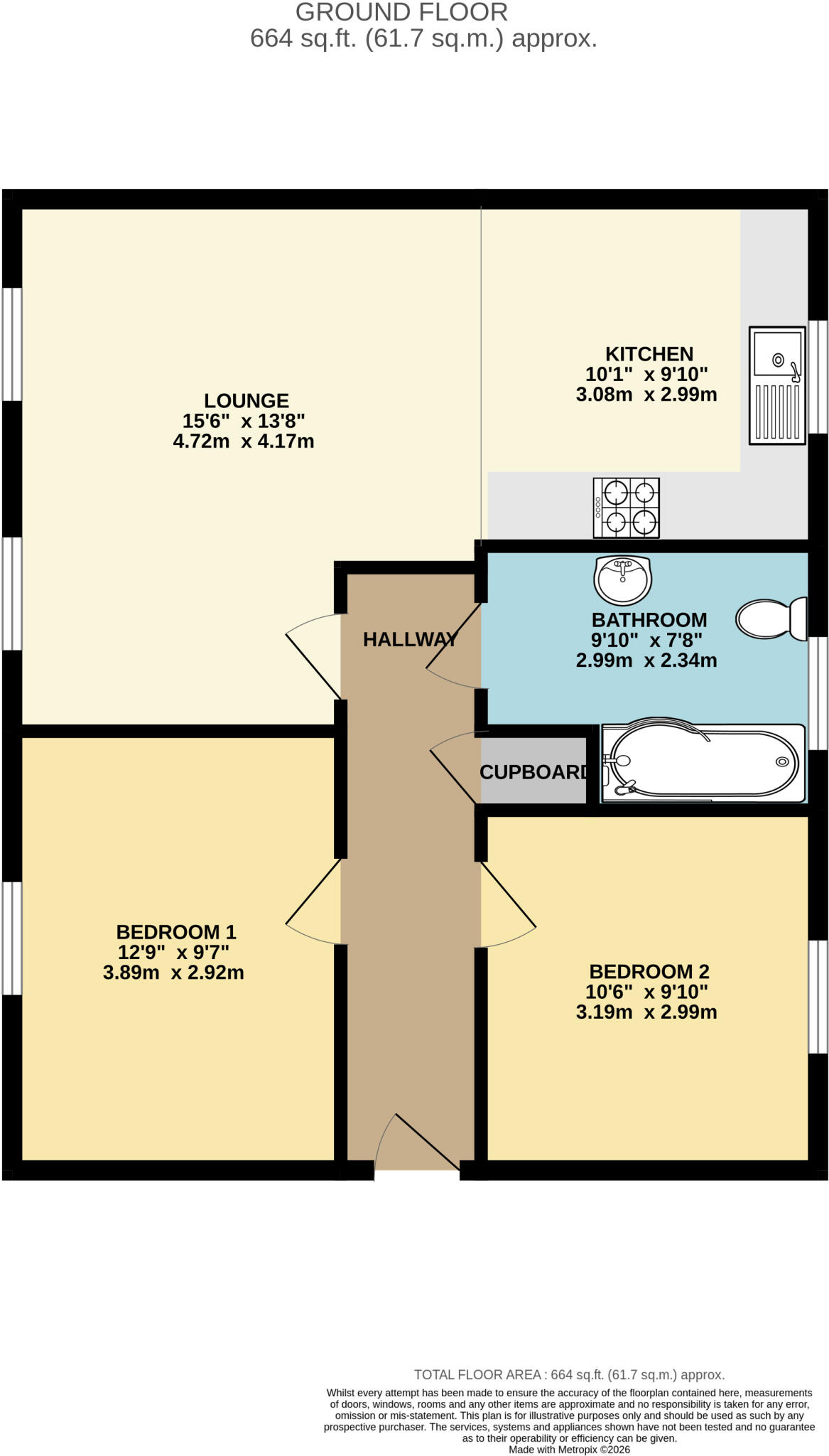 16, Yew Tree Close, Mildenhall floorplan
