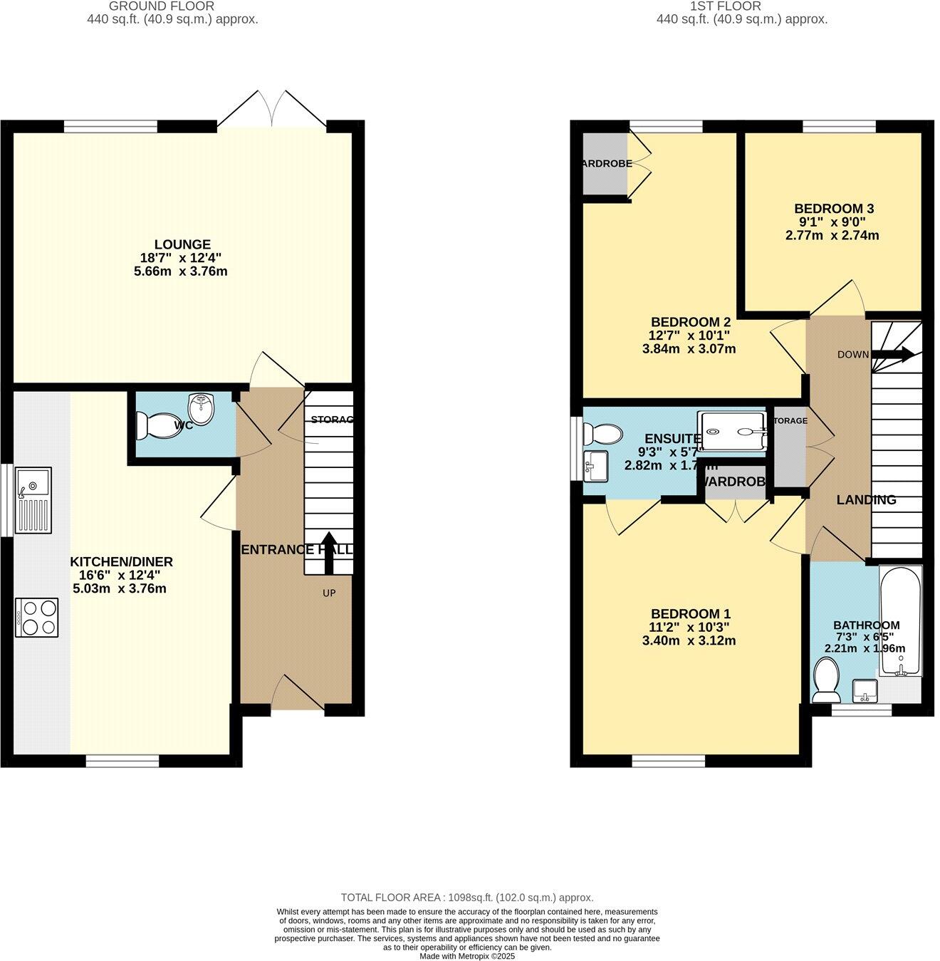 Larkspur Way, Isleham, Cambs, CB7 floorplan