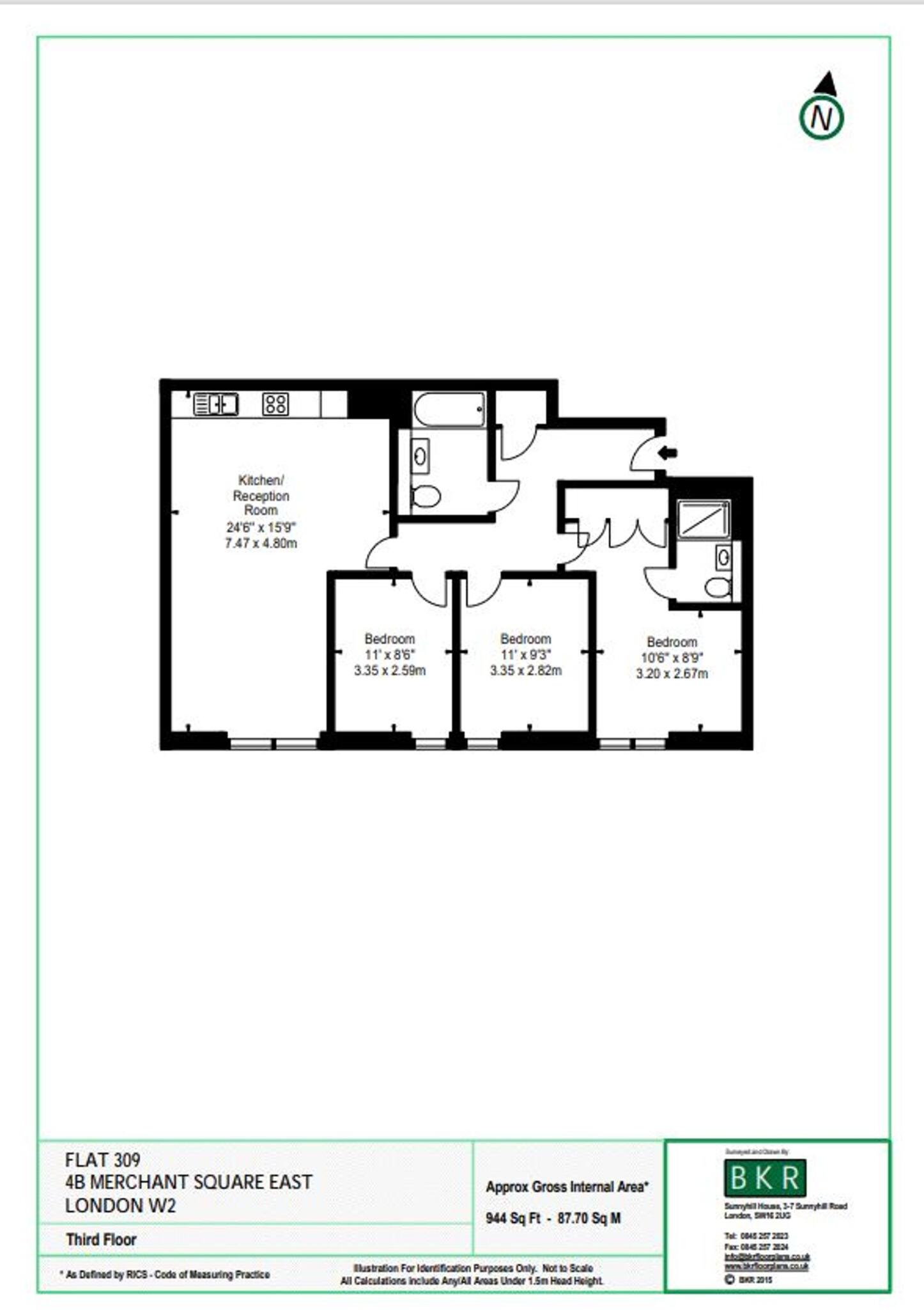 Merchant Square East, Paddington, London, W2 floorplan