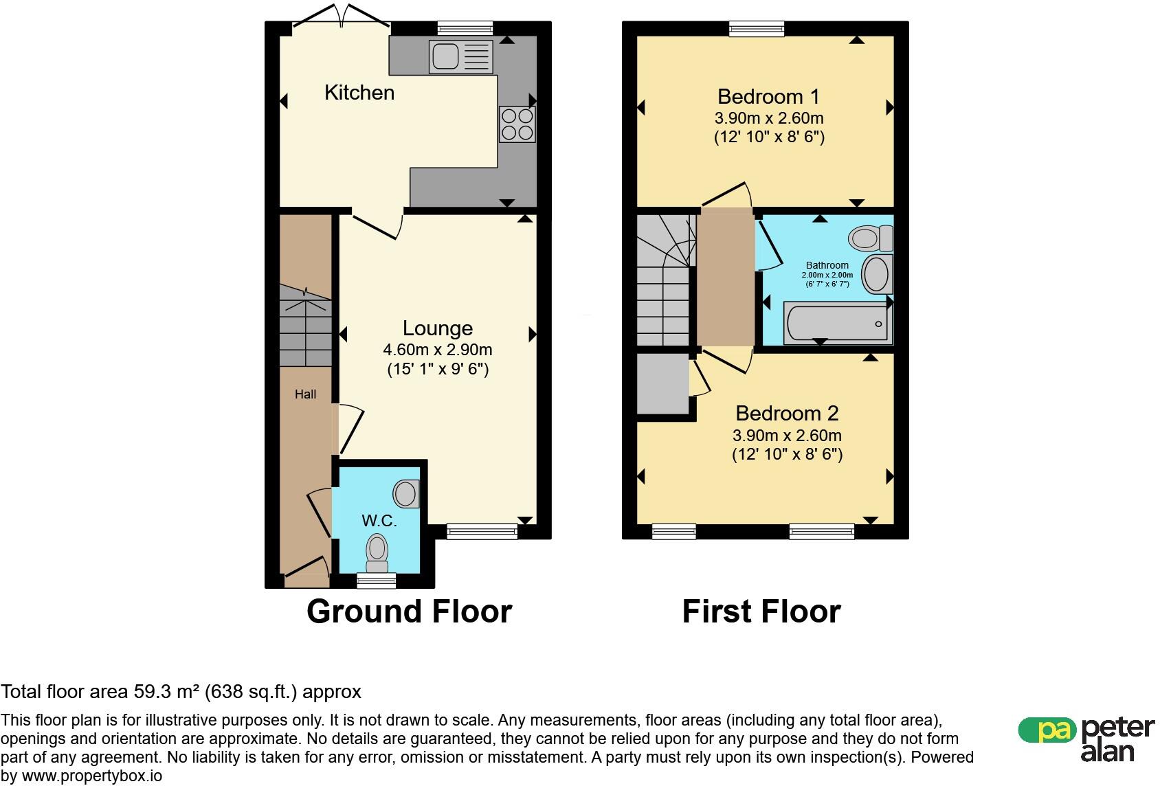 Carn Y Cefn, EBBW VALE floorplan