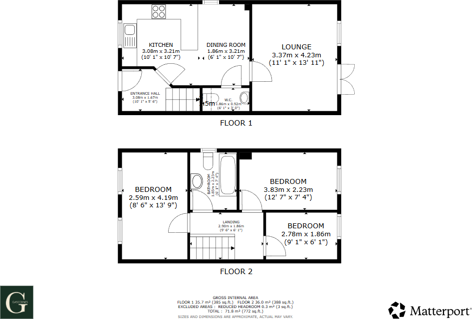 Forest Folk Drive, Blidworth, Mansfield, Nottinghamshire, NG21 floorplan
