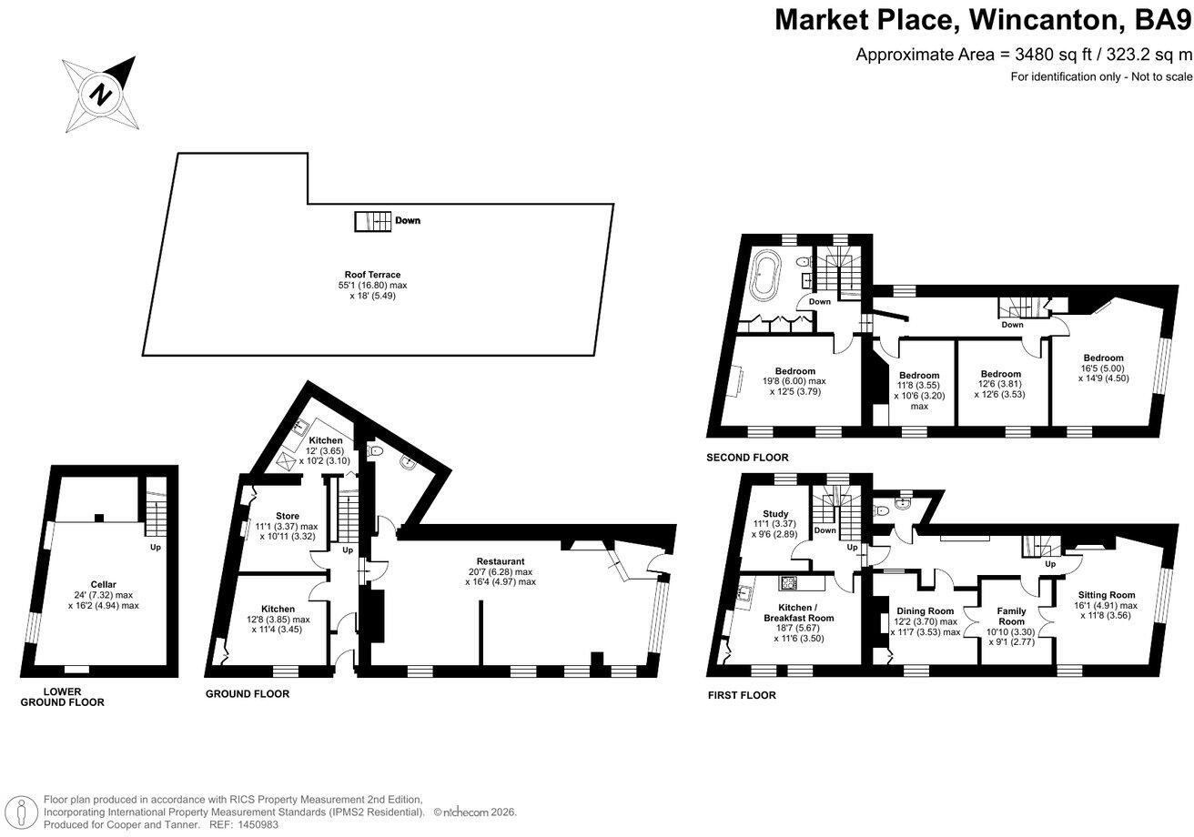 5, Market Place, Wincanton, BA9 floorplan