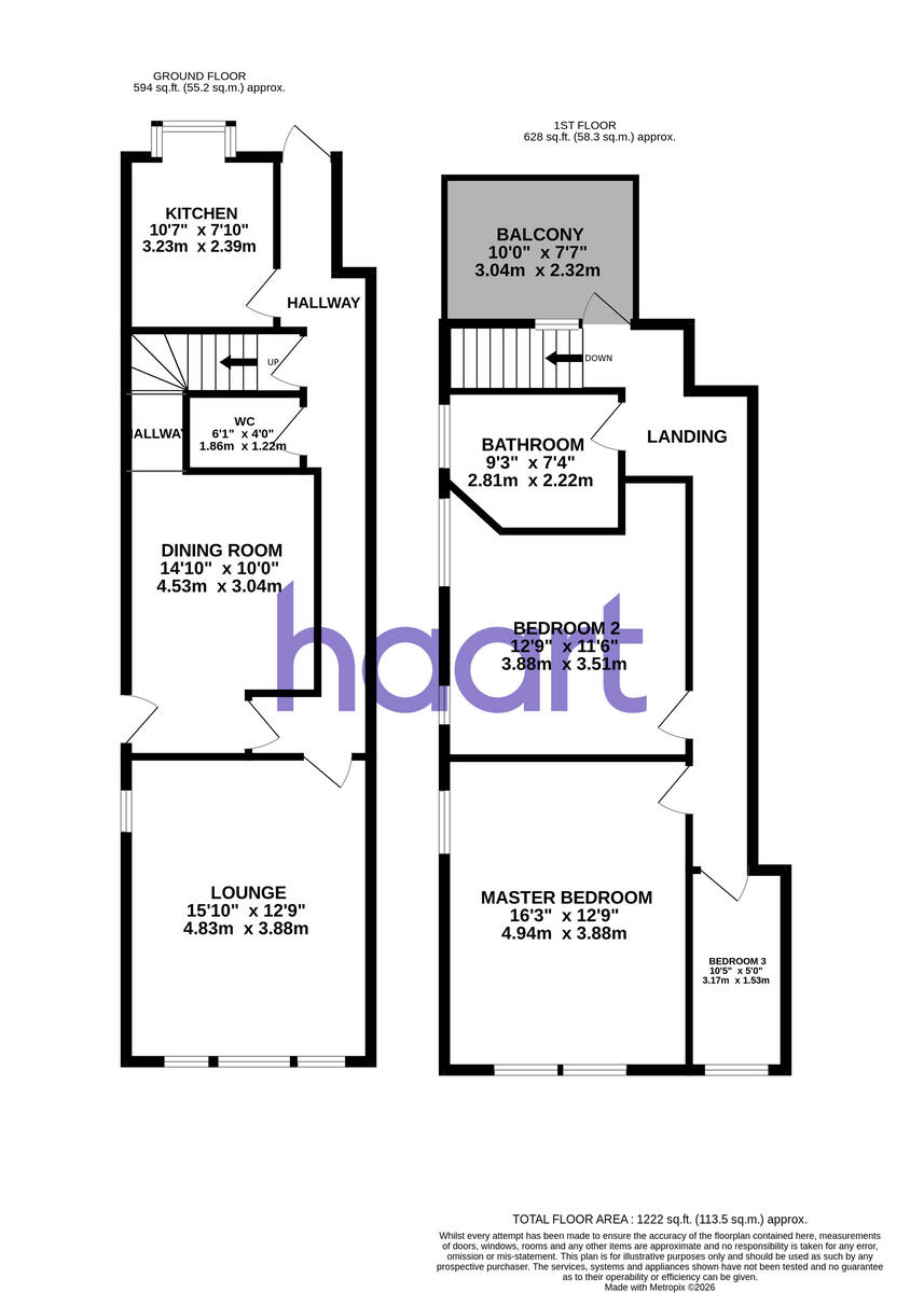 Spencer Road, Belper floorplan