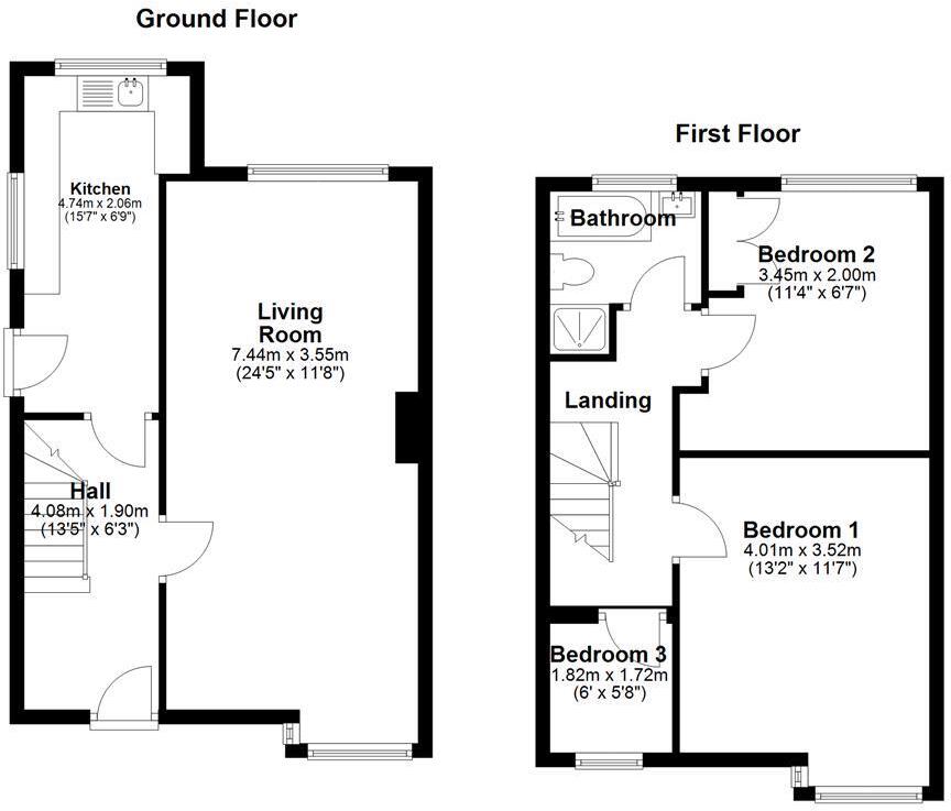 Walton Avenue, Bare, Morecambe floorplan