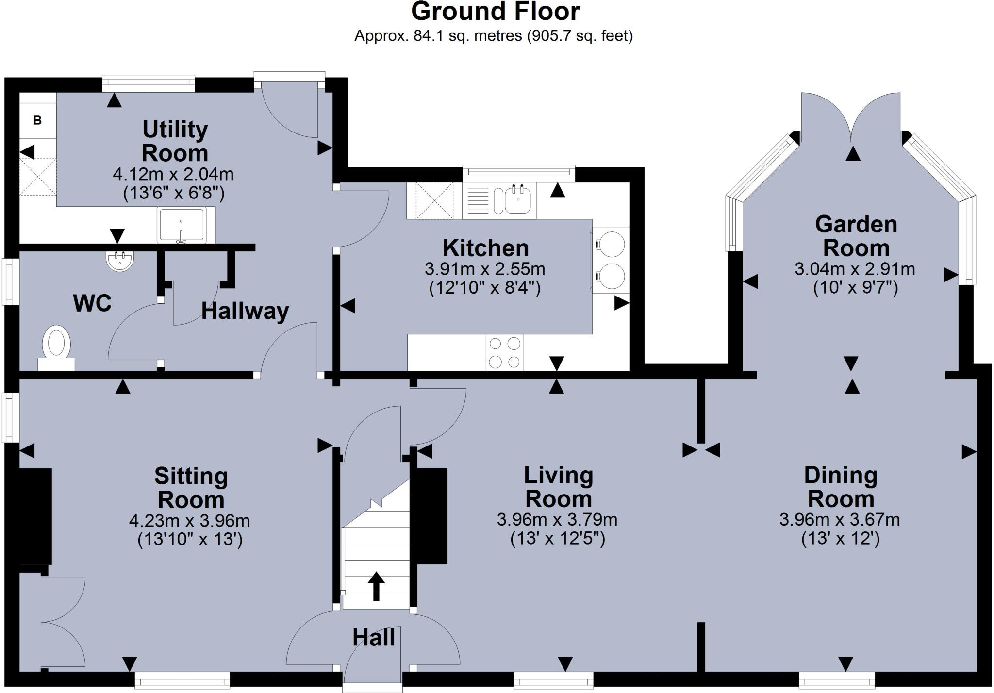 Haughton, Tarporley, Cheshire floorplan