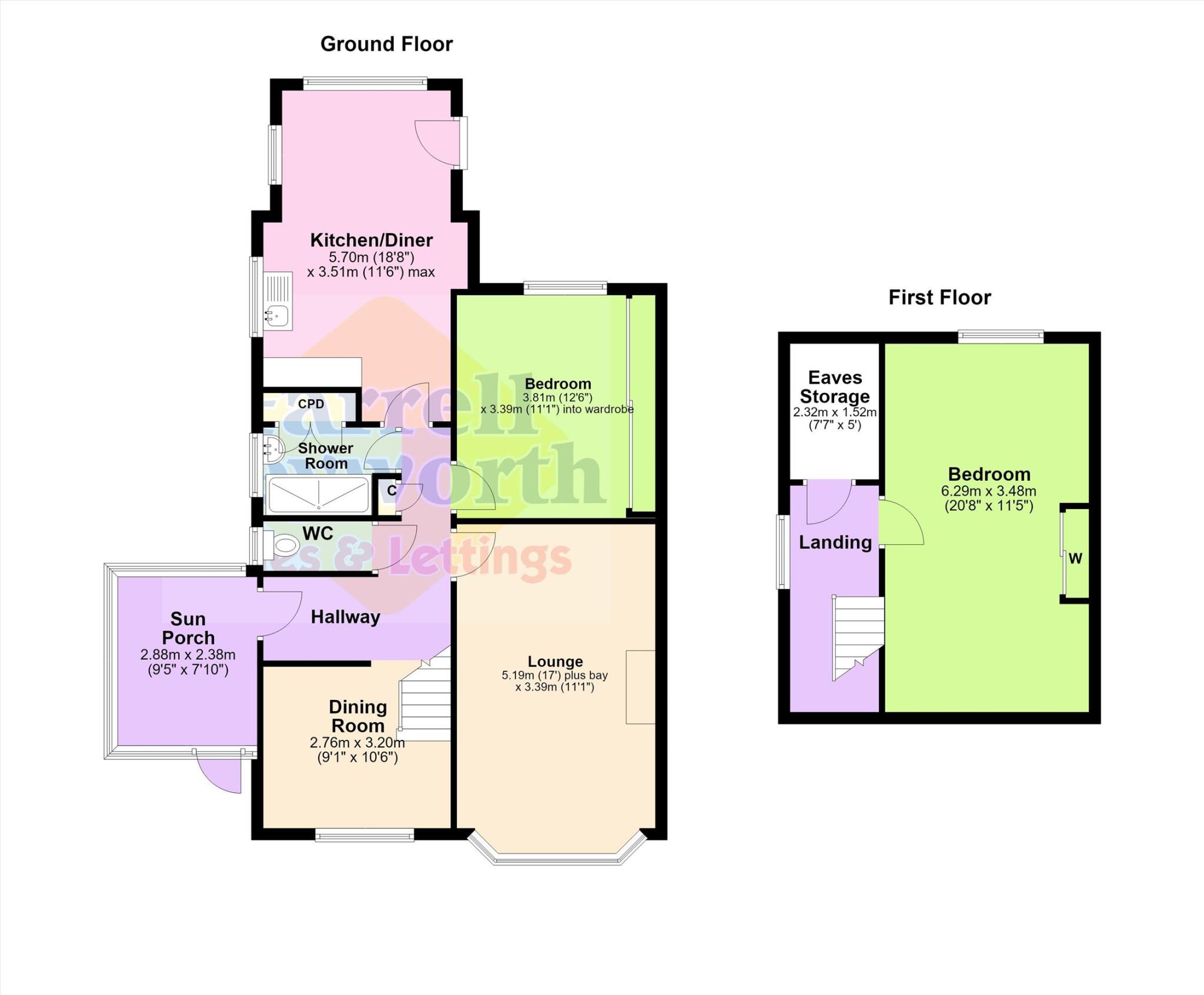 Harewood Avenue, Lancaster floorplan