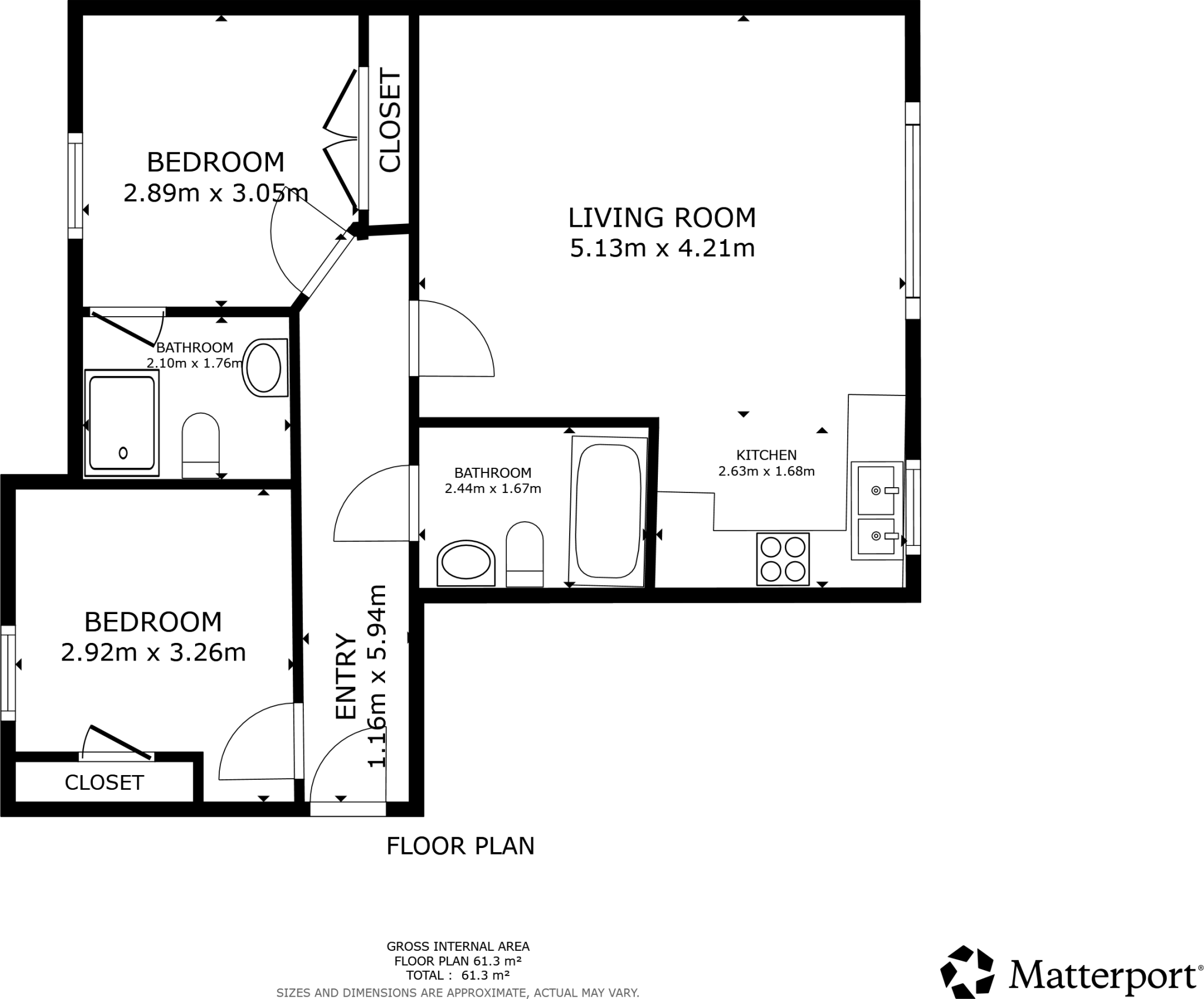 Overstone Court, Butetown, Cardiff floorplan