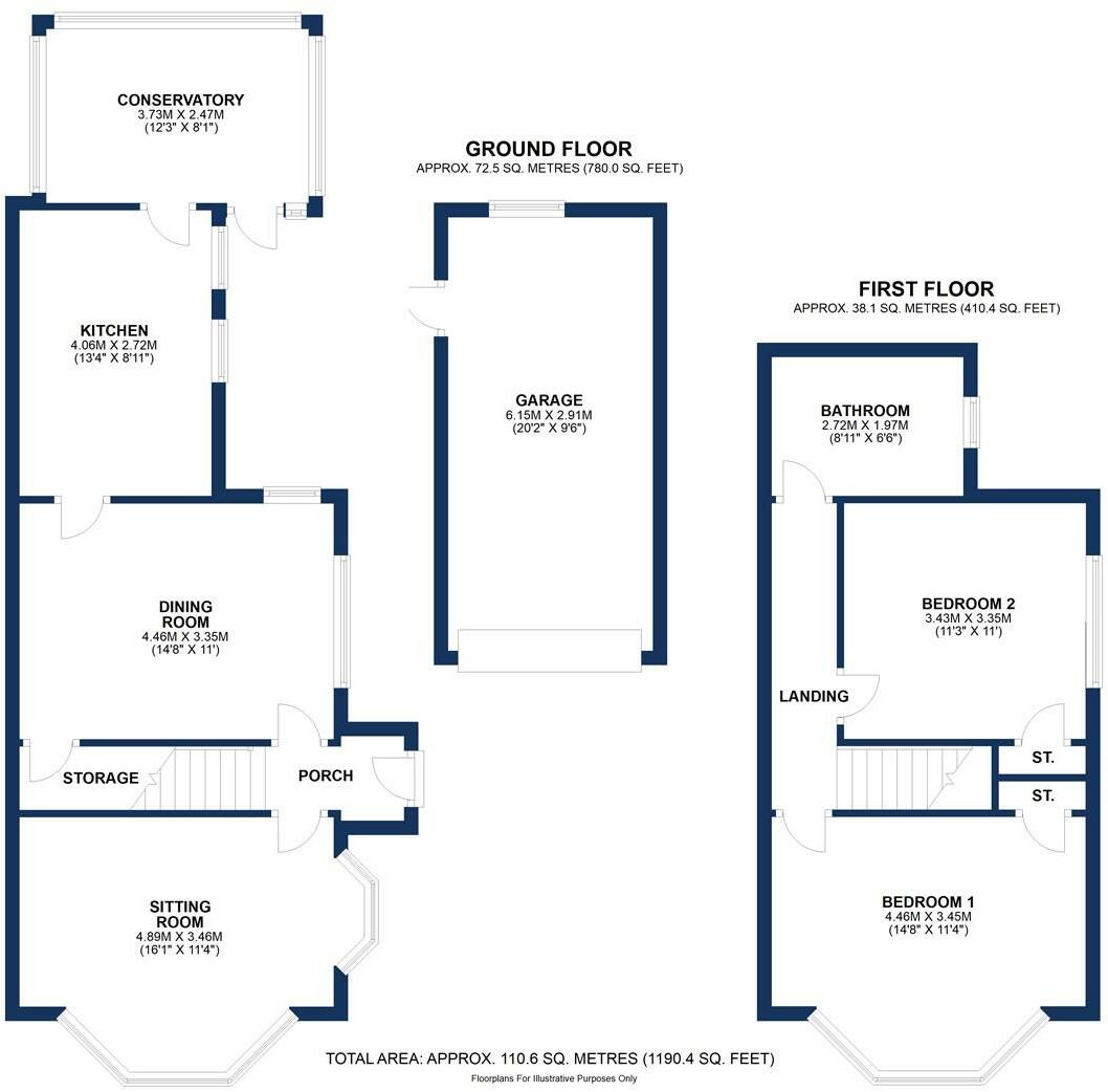 Clay Lane, Timperley floorplan