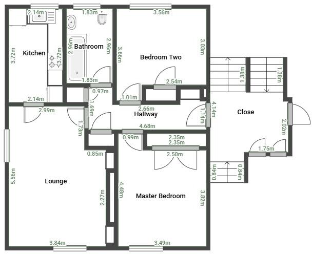 28A, Kilcreggan View, Inverclyde, Greenock, PA15 floorplan