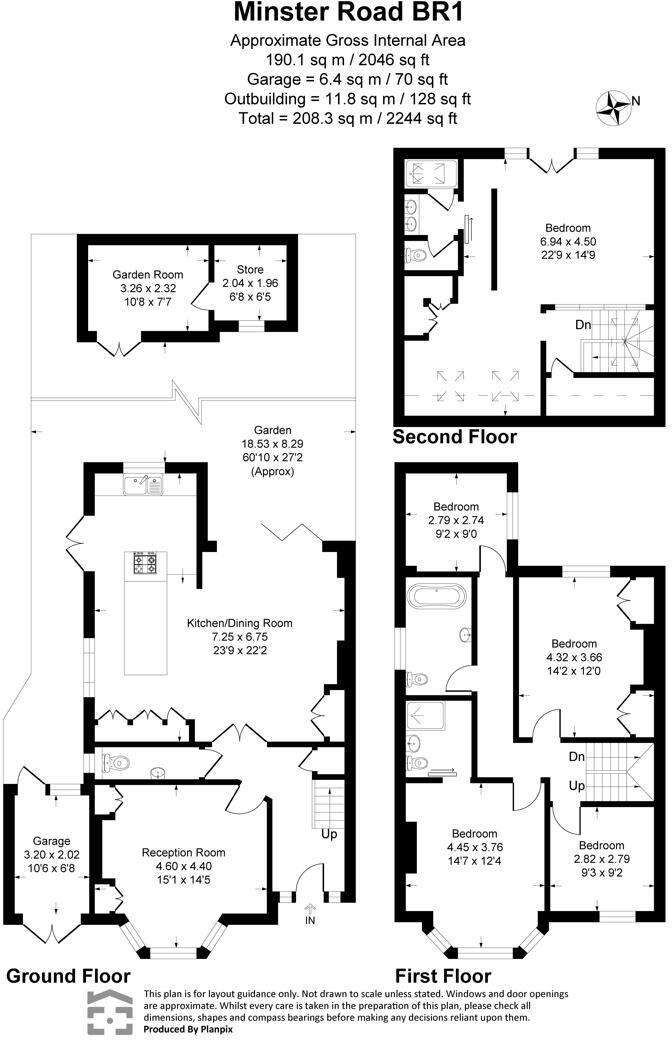 Minster Road, Bromley, Kent floorplan