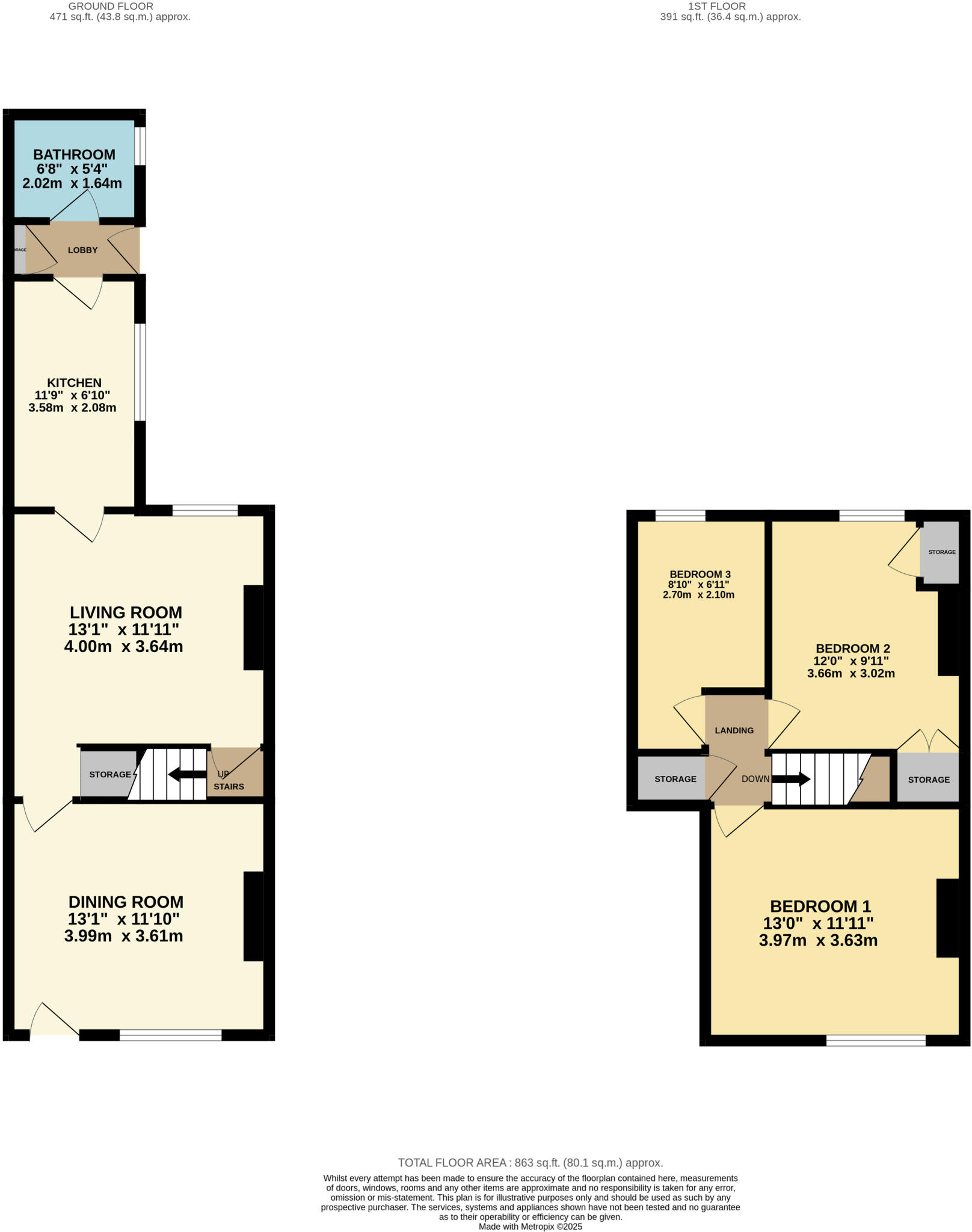 George Street, Riddings floorplan