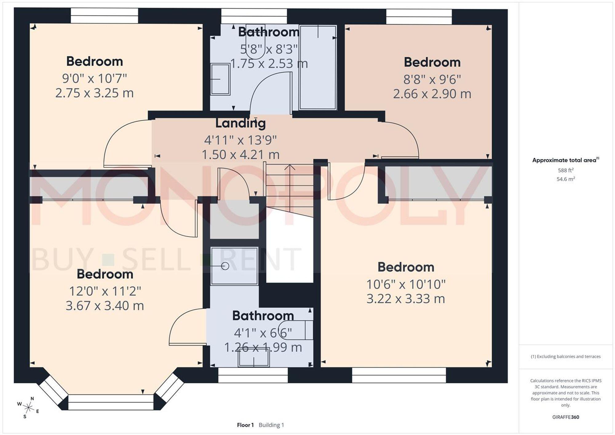 Eden Court, Gwersyllt, LL11 floorplan