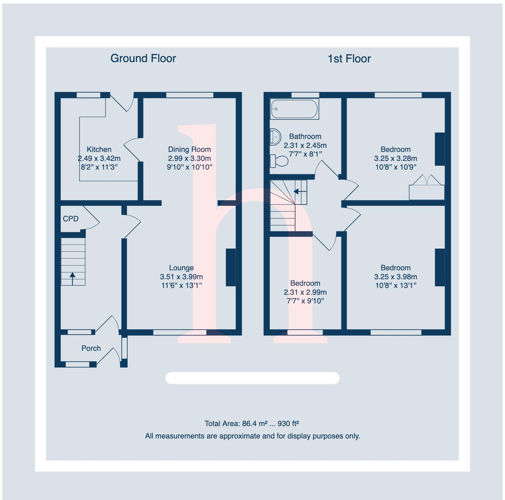 Pembroke Avenue, Wirral, CH46 floorplan