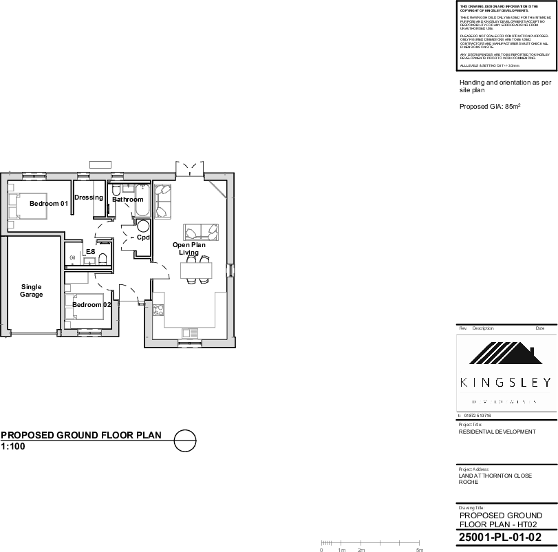 Thornton Close, Roche floorplan