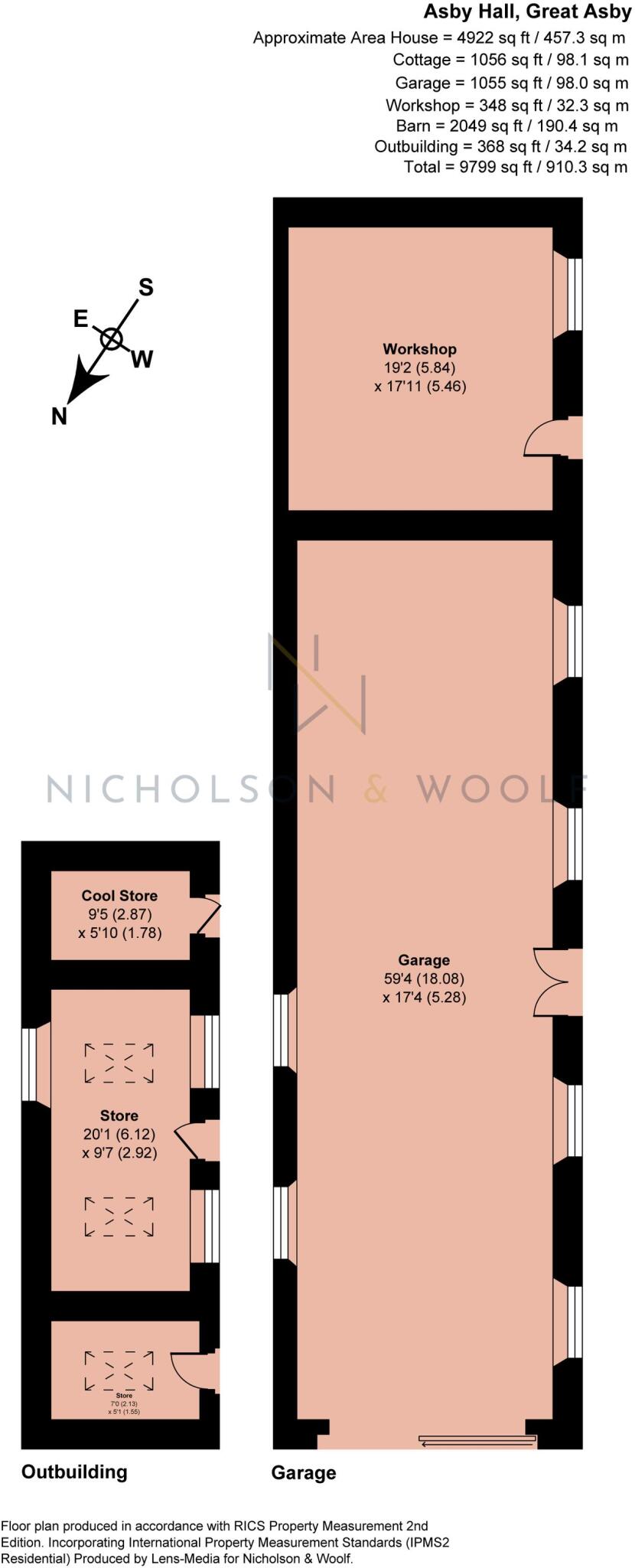  Great Asby, Appleby-in-Westmorland, CA16 floorplan