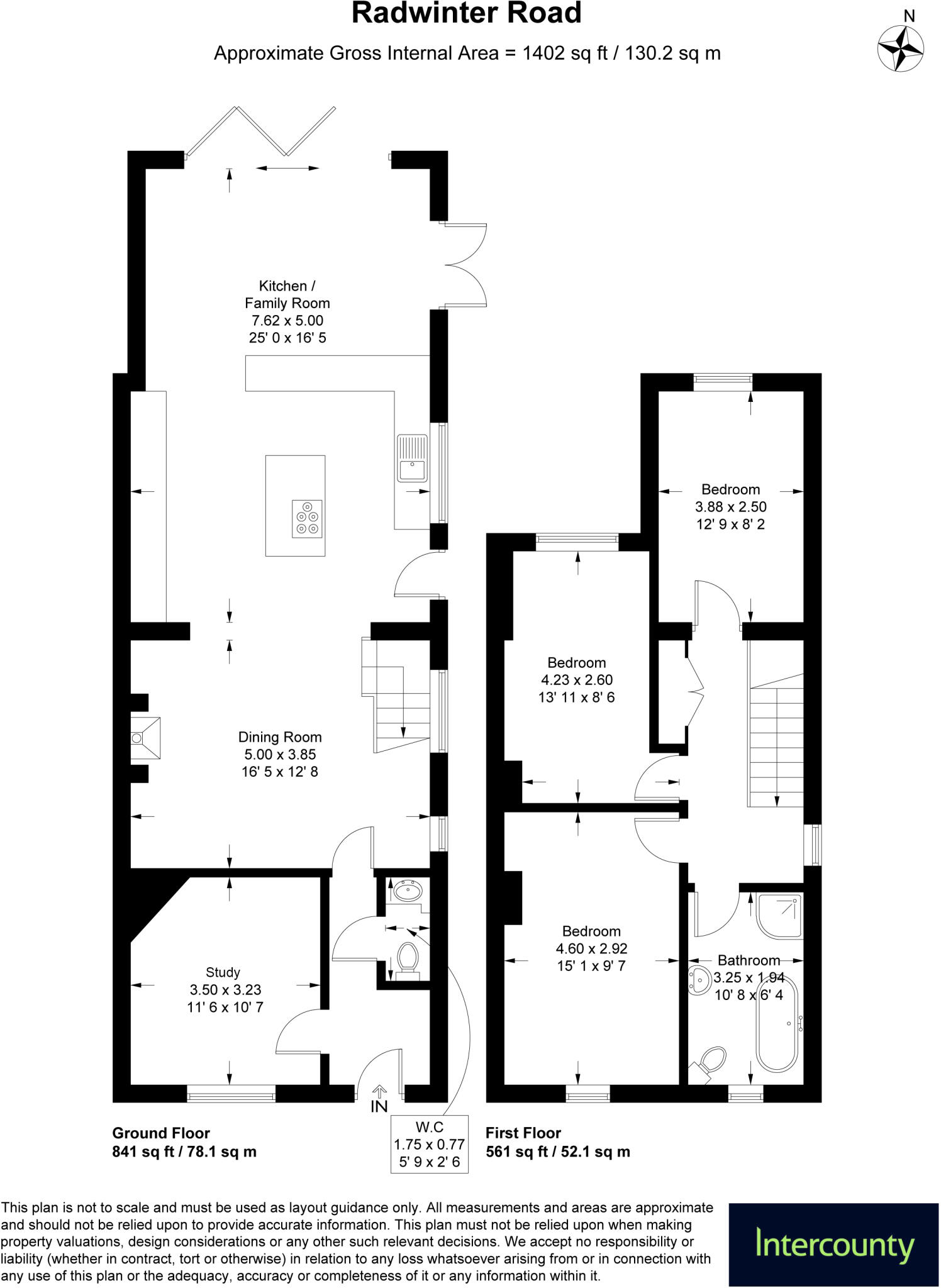 Radwinter Road, Saffron Walden, Essex, CB11 floorplan