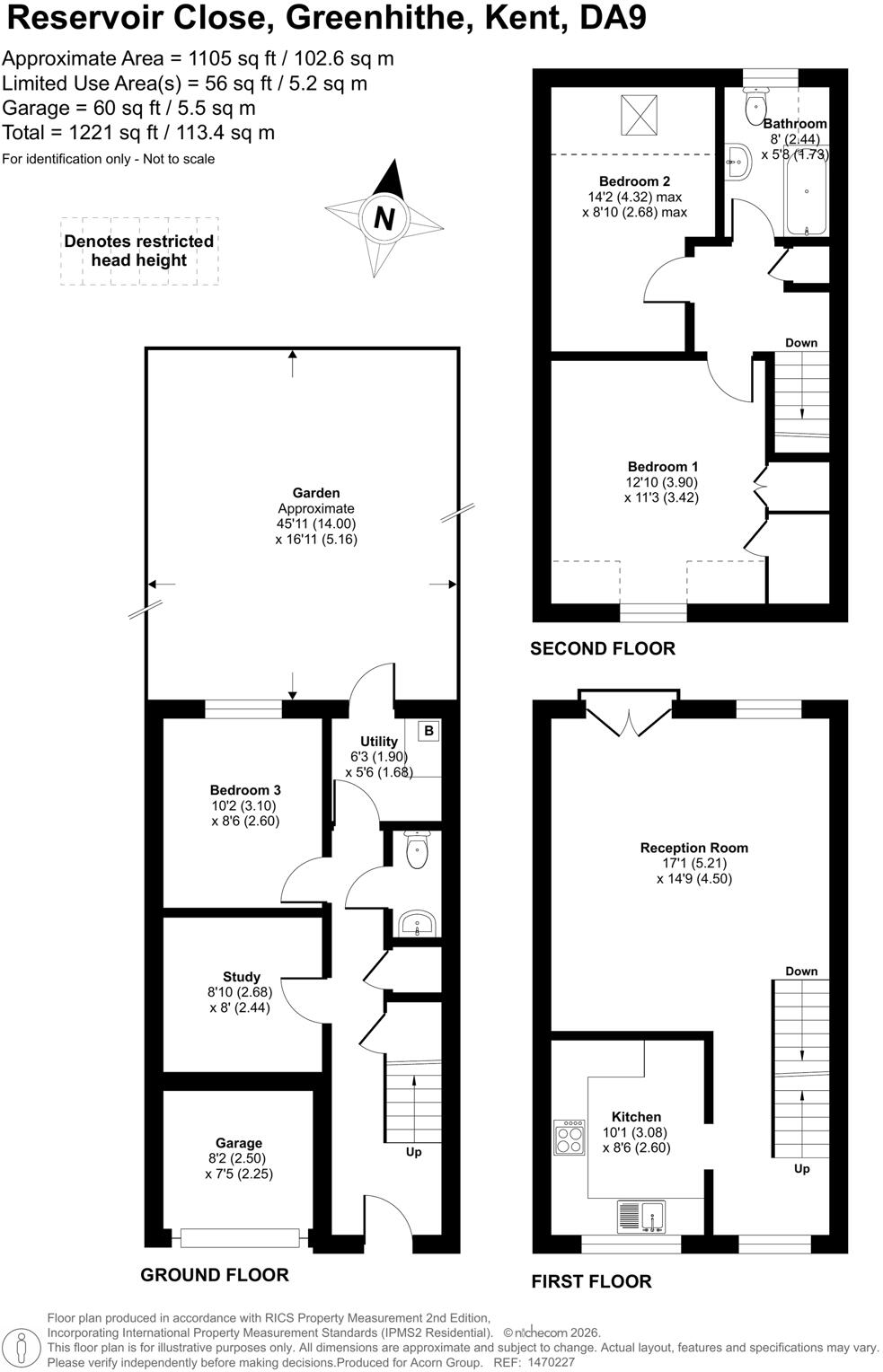 Reservoir Close, Greenhithe, Kent floorplan