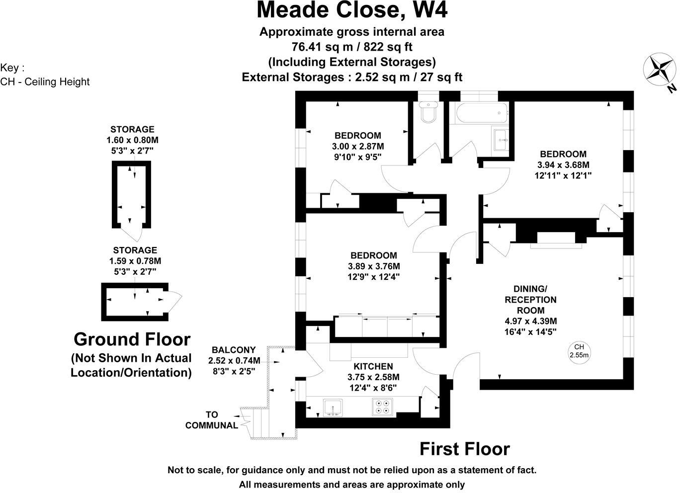 Meade Close, London floorplan